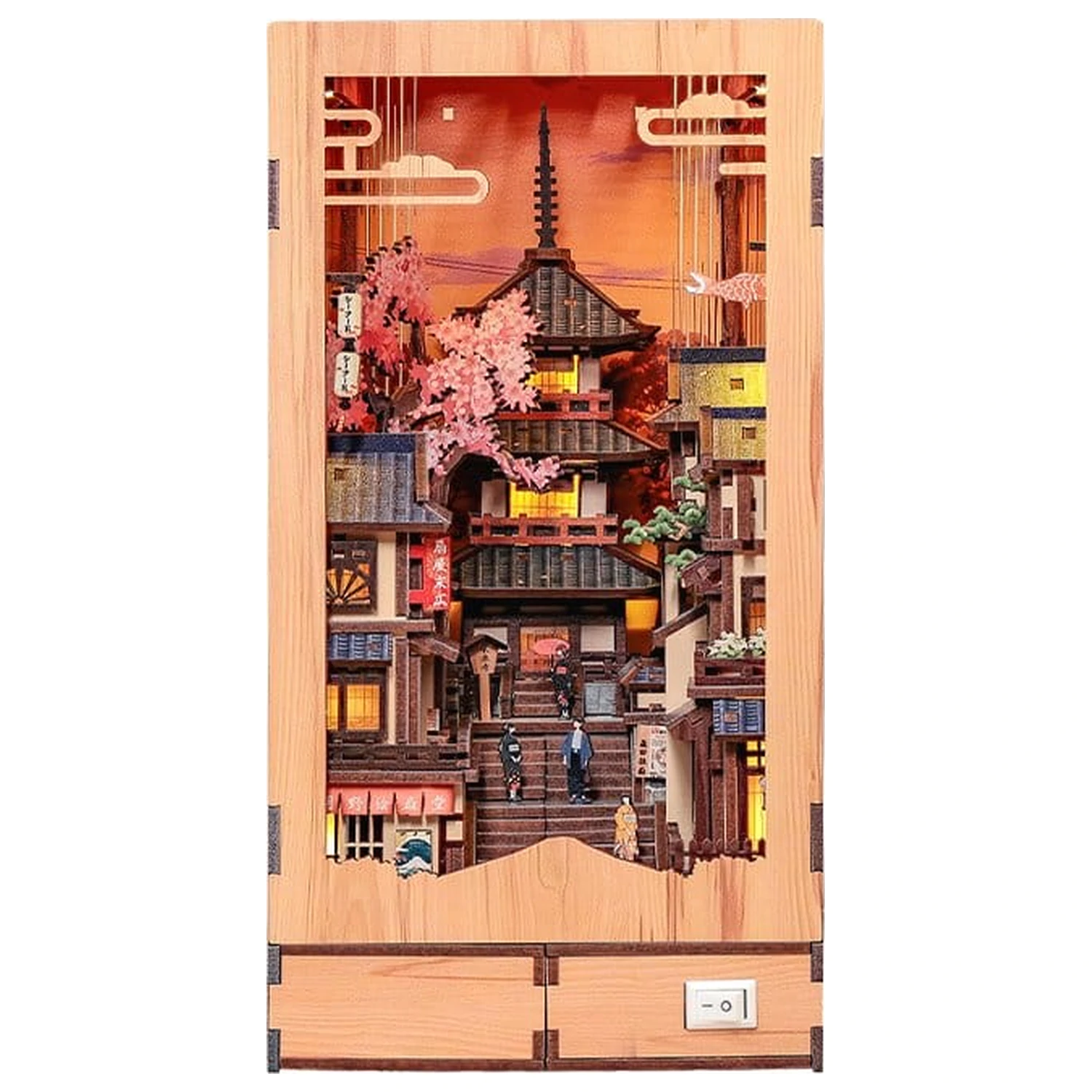 Book Nook Twilight Sakura Path 23 x 12 cm fotografija proizvoda