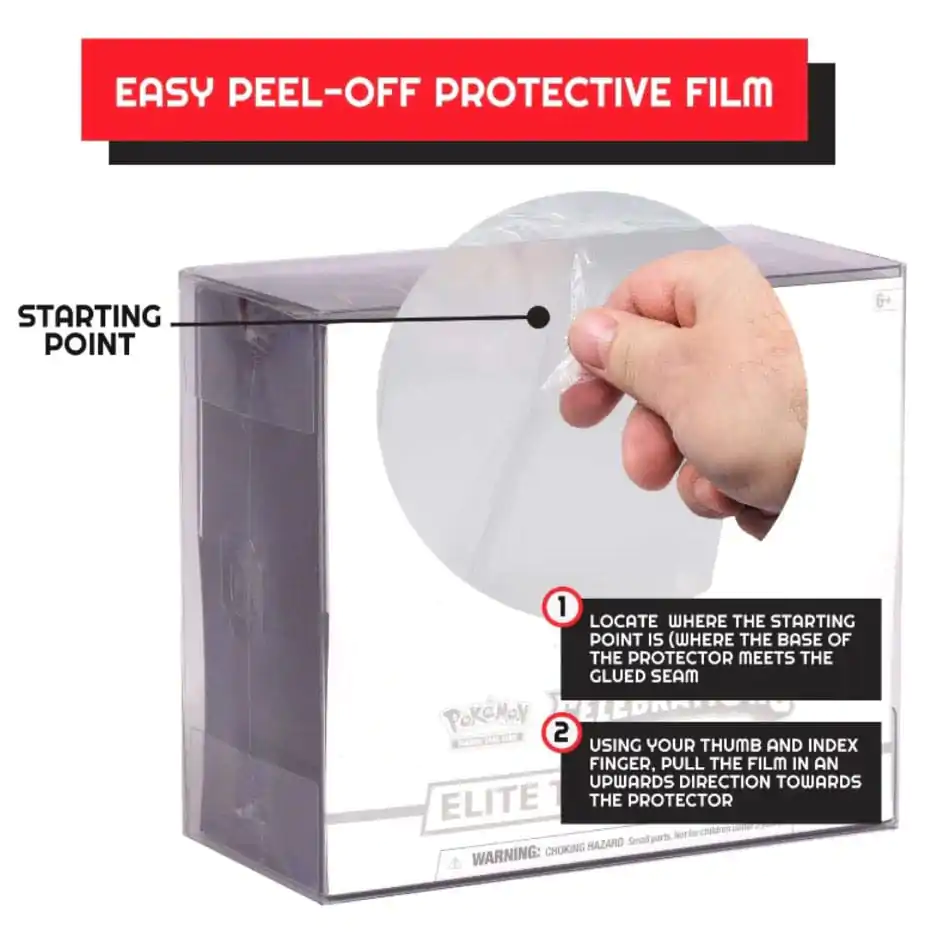 PET Zaštitnici Paket od 5 komada za Booster Kutije / Elite Trainer Kutije Ver. 2 fotografija proizvoda