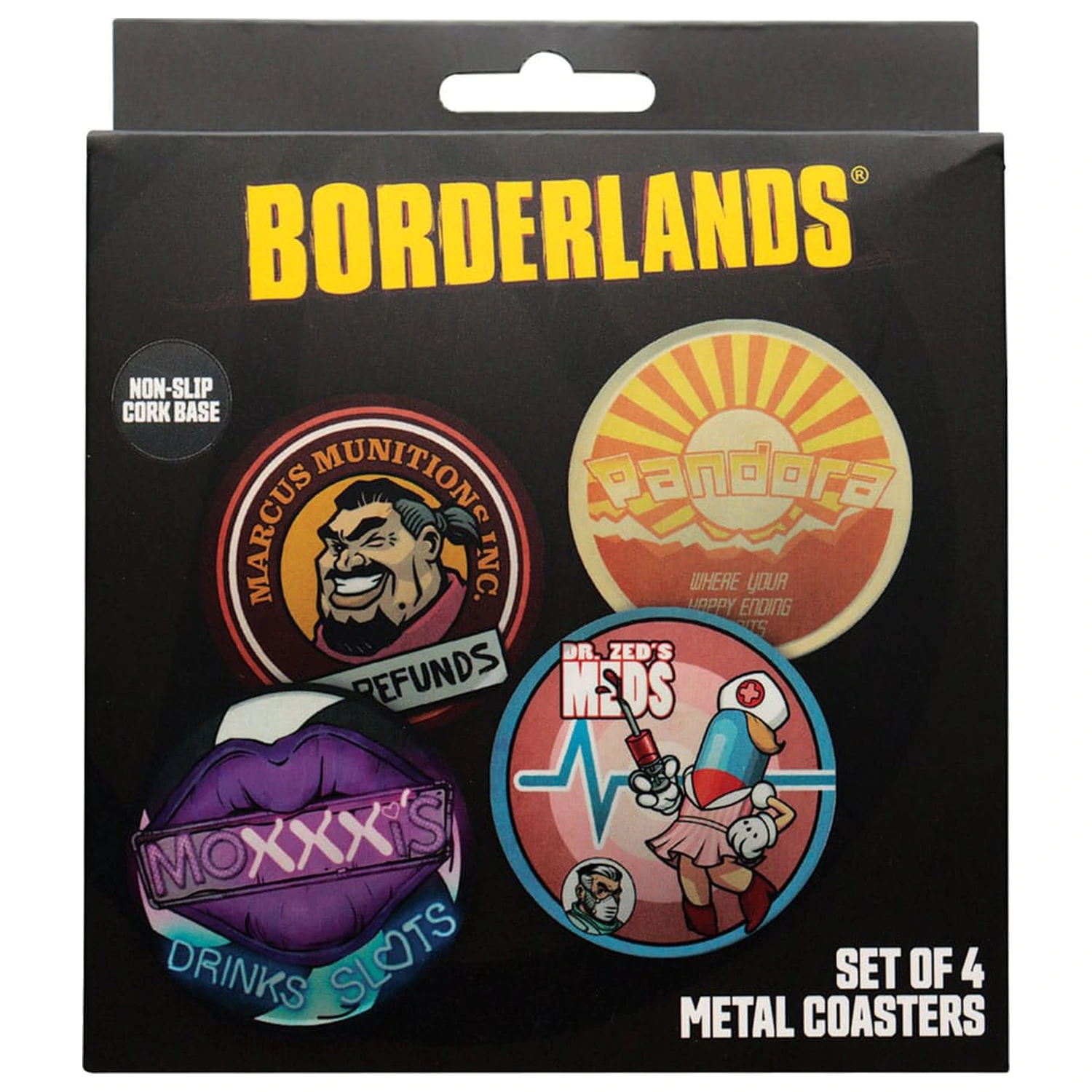 Borderlands Podmetač 4-pakiranje fotografija proizvoda