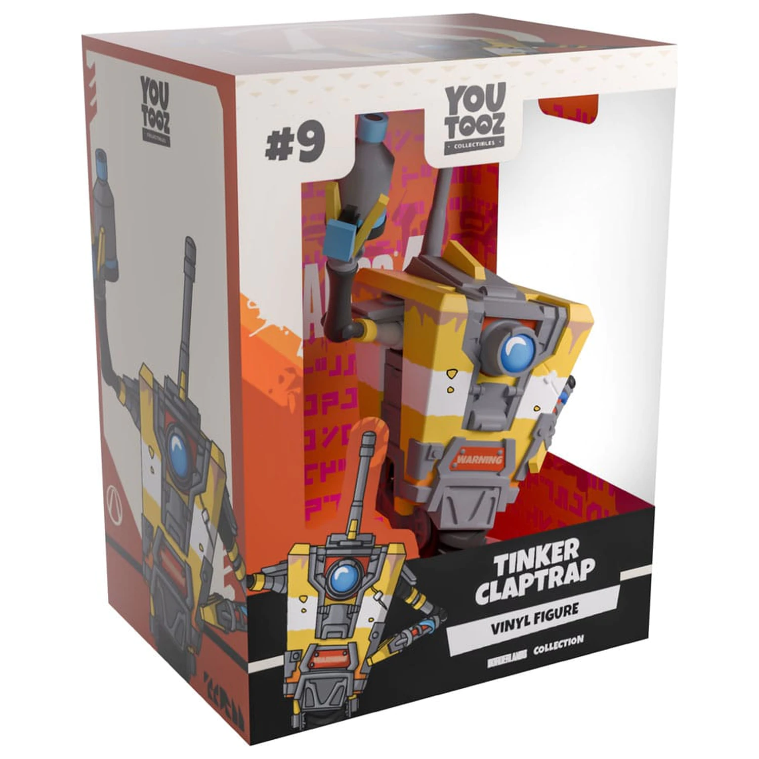 Borderlands vinilna figura Tinker Claptrap 13 cm fotografija proizvoda