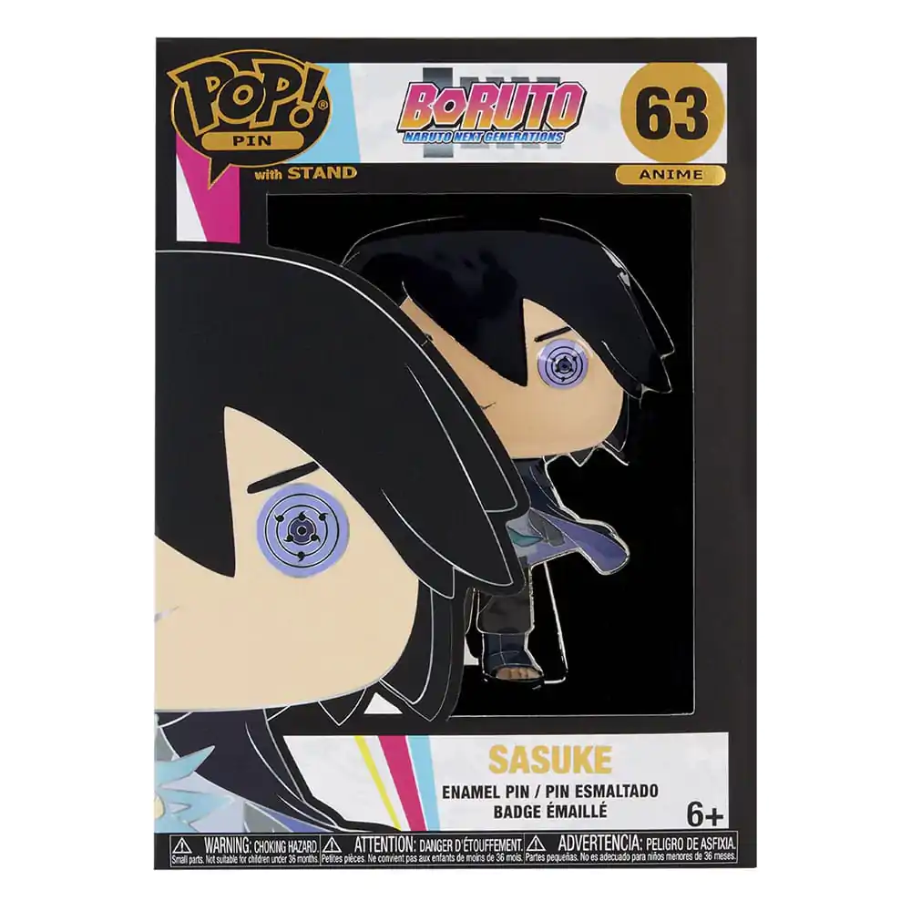 Boruto: Naruto Next Generations Loungefly Funko POP! Emajlirani pin Sasuke 10 cm fotografija proizvoda