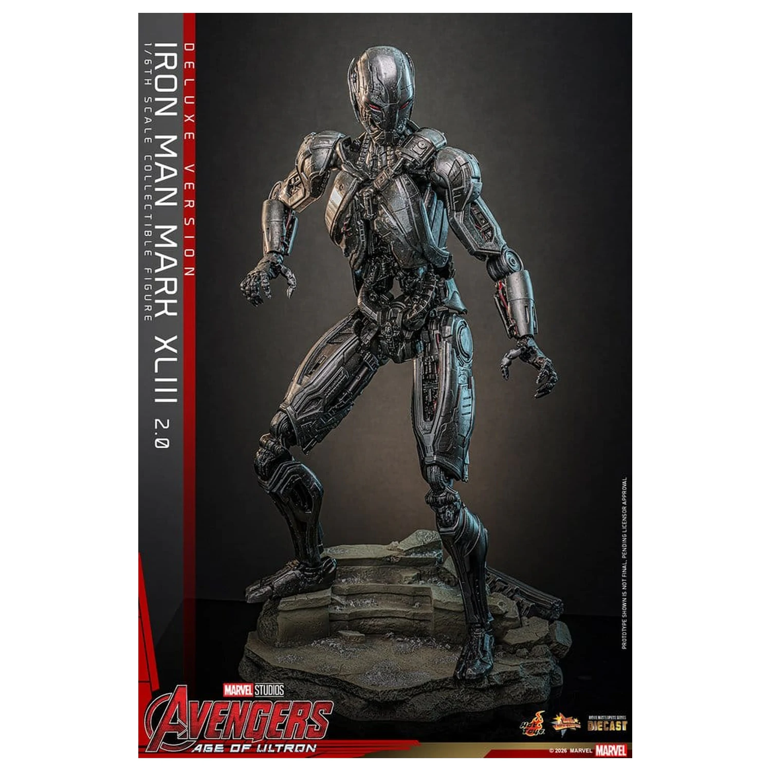 Avengers: Age of Ultron Movie Masterpiece Diecast akcijska figura 1/6 Iron Man Mark XLIII (2.0) (Deluxe verzija) 32 cm fotografija proizvoda