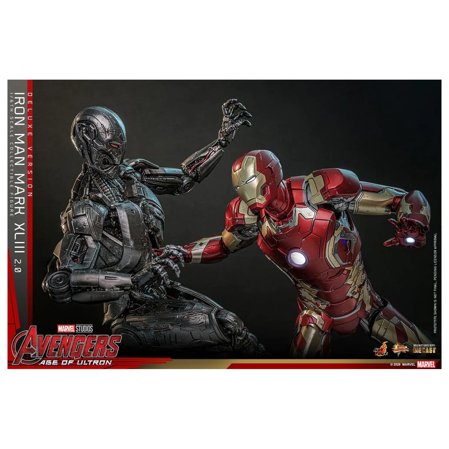 Avengers: Age of Ultron Movie Masterpiece Diecast akcijska figura 1/6 Iron Man Mark XLIII (2.0) (Deluxe verzija) 32 cm fotografija proizvoda