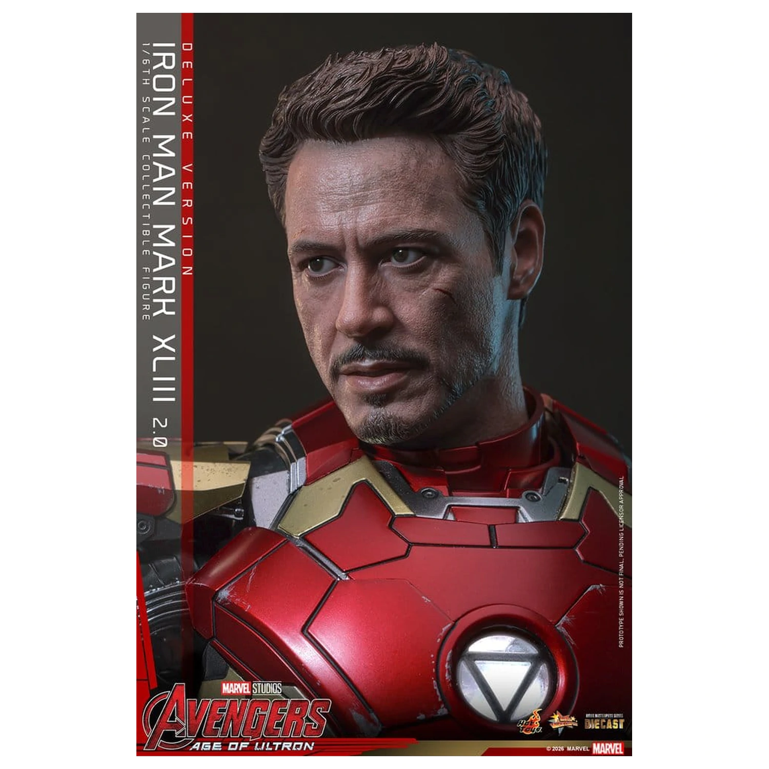 Avengers: Age of Ultron Movie Masterpiece Diecast akcijska figura 1/6 Iron Man Mark XLIII (2.0) (Deluxe verzija) 32 cm fotografija proizvoda