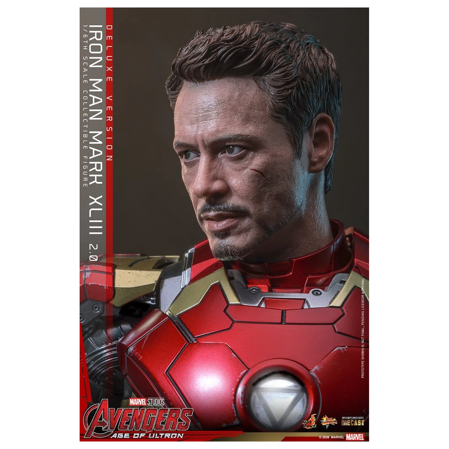Avengers: Age of Ultron Movie Masterpiece Diecast akcijska figura 1/6 Iron Man Mark XLIII (2.0) (Deluxe verzija) 32 cm fotografija proizvoda