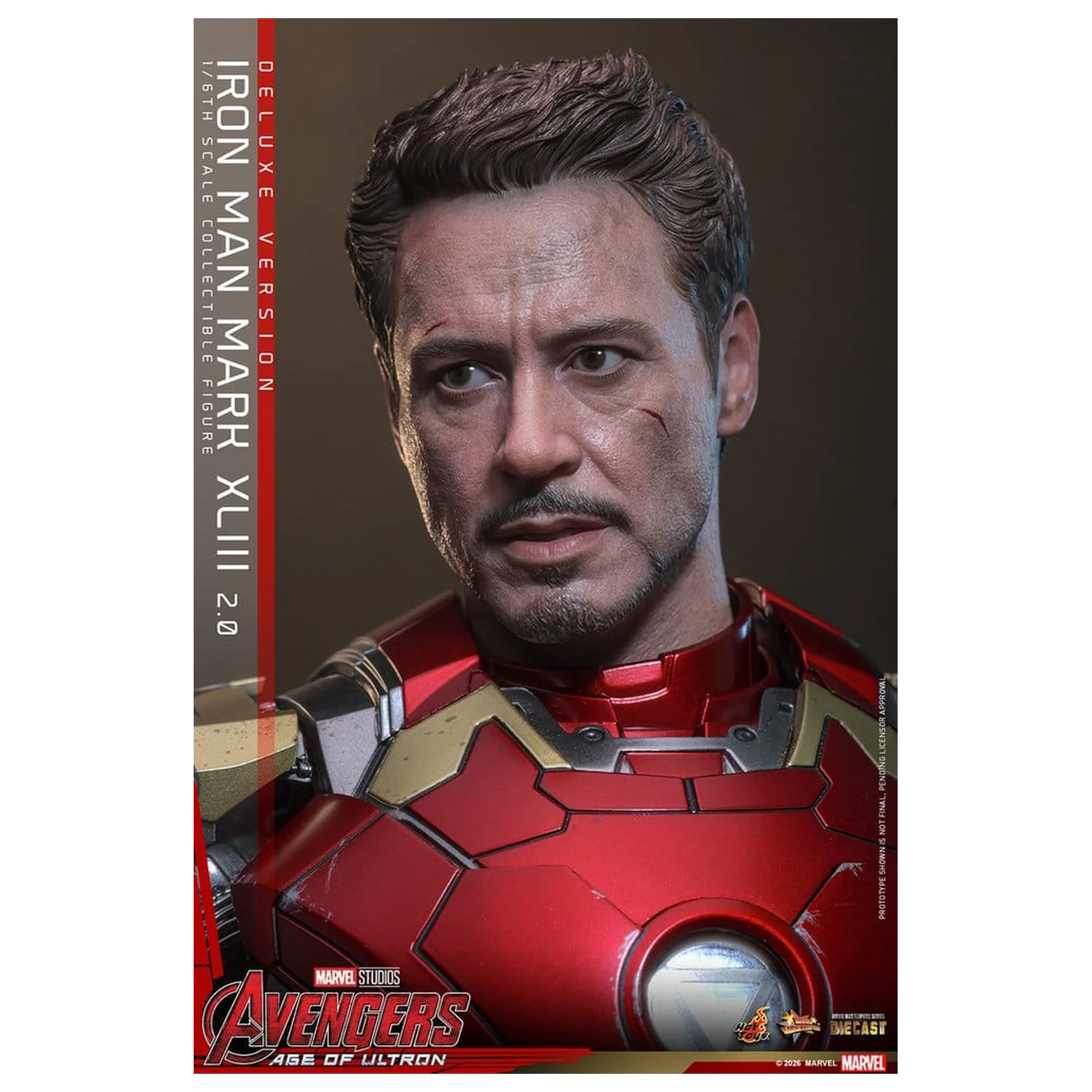 Avengers: Age of Ultron Movie Masterpiece Diecast akcijska figura 1/6 Iron Man Mark XLIII (2.0) (Deluxe verzija) 32 cm fotografija proizvoda