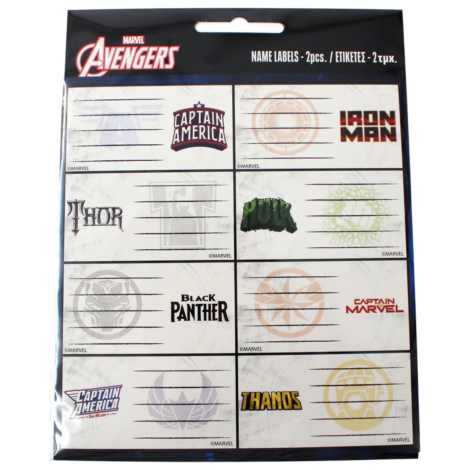 Avengers Heroes naljepnice za bilježnice 16 kom fotografija proizvoda