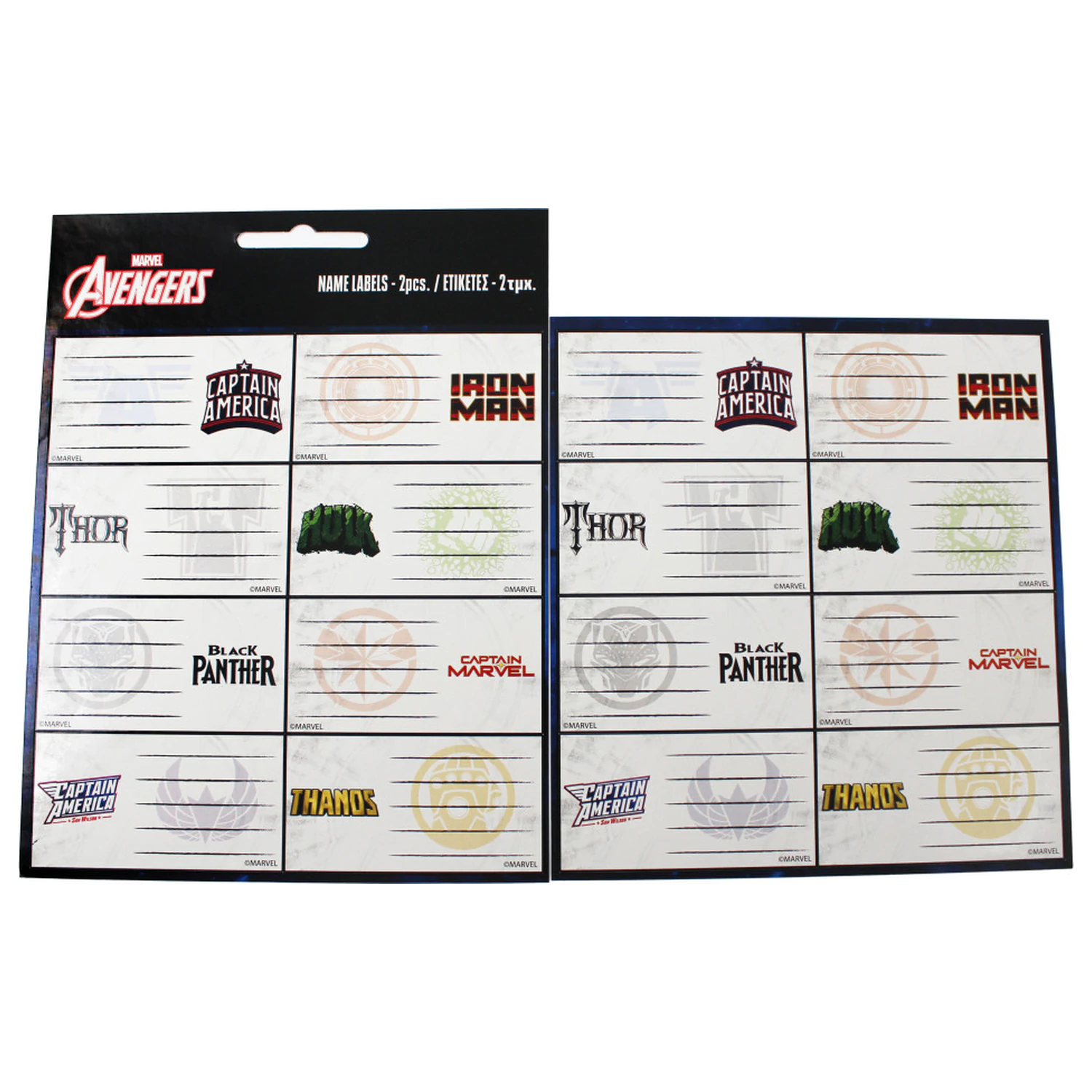 Avengers Heroes naljepnice za bilježnice 16 kom fotografija proizvoda
