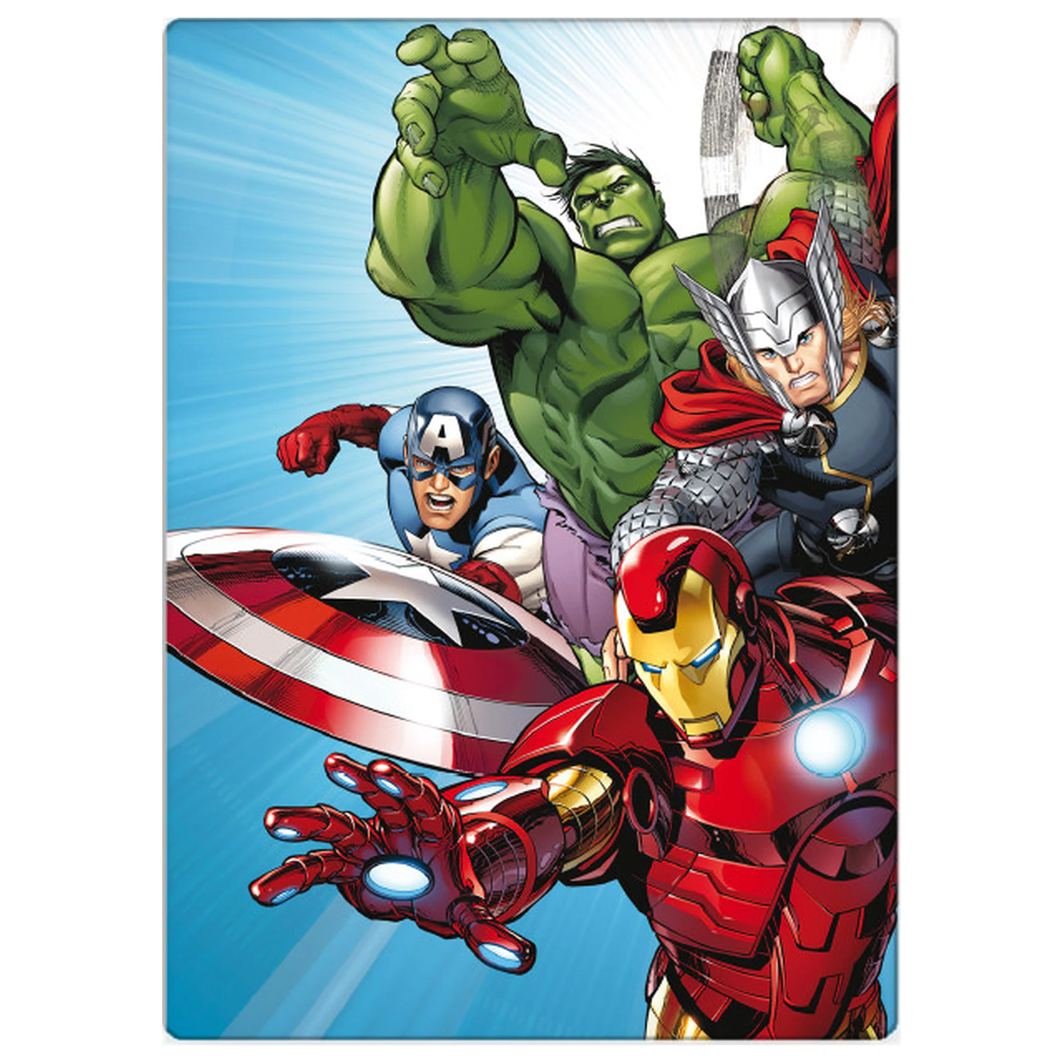 Avengers Svijetloplava deka od flisa fotografija proizvoda