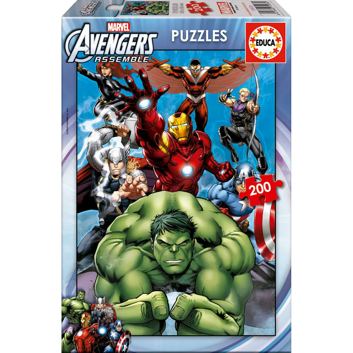 Marvel Avengers puzzle 200 komada fotografija proizvoda