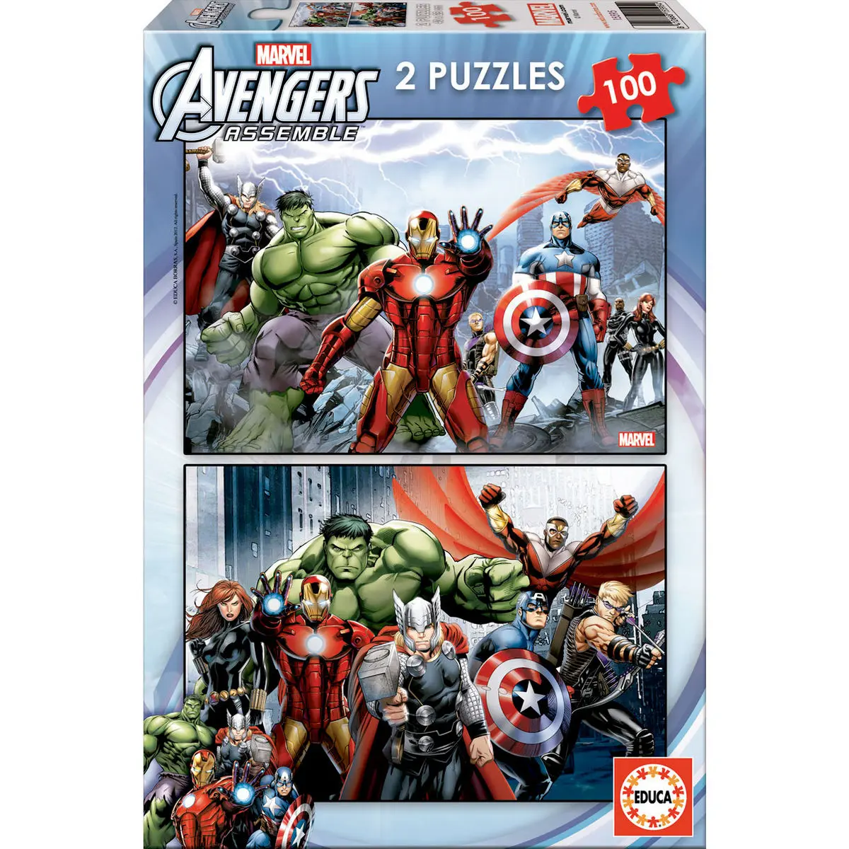 Marvel Avengers puzzle 2x100 komada fotografija proizvoda