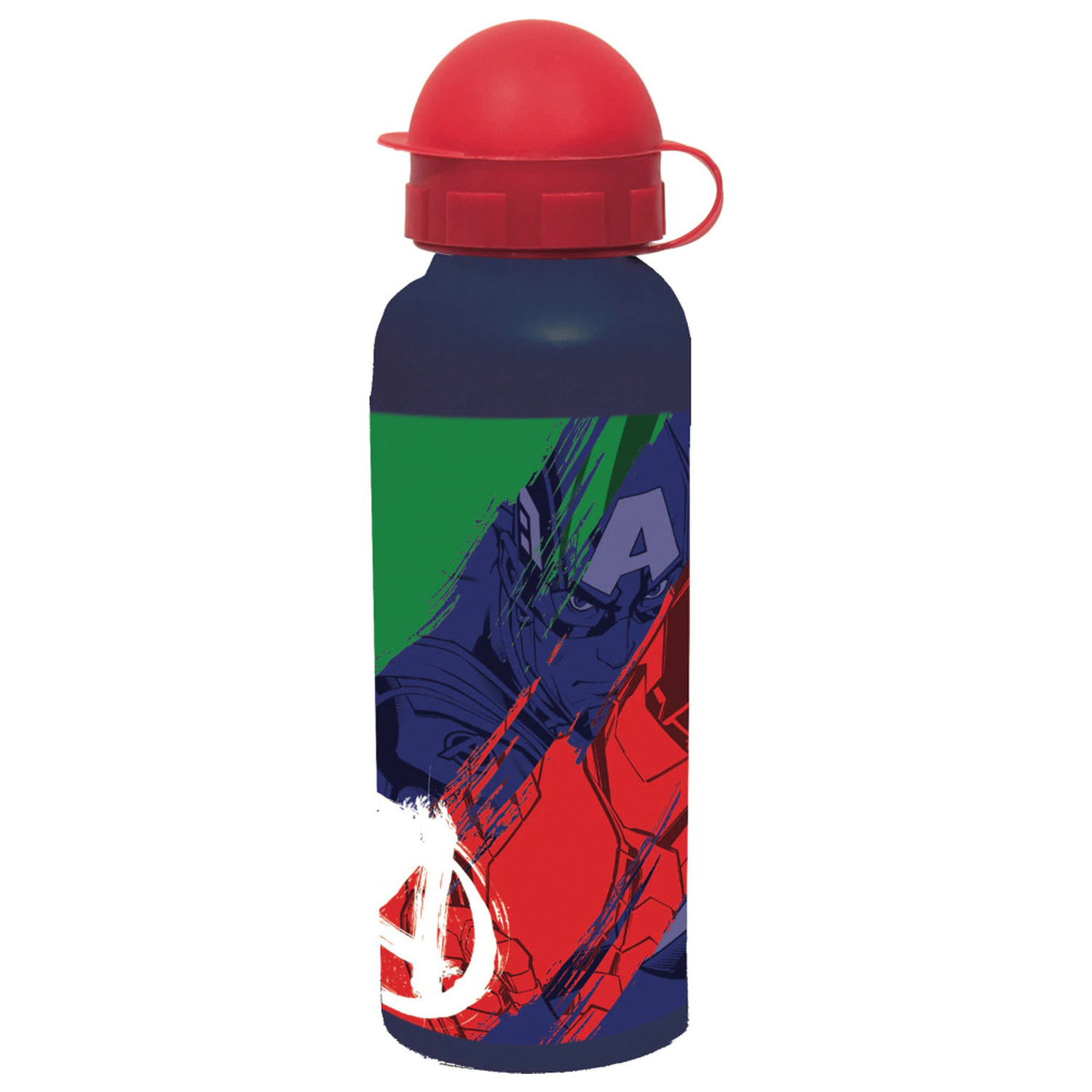 Avengers višebojna aluminijska boca za vodu s čepom za piće 520 ml fotografija proizvoda