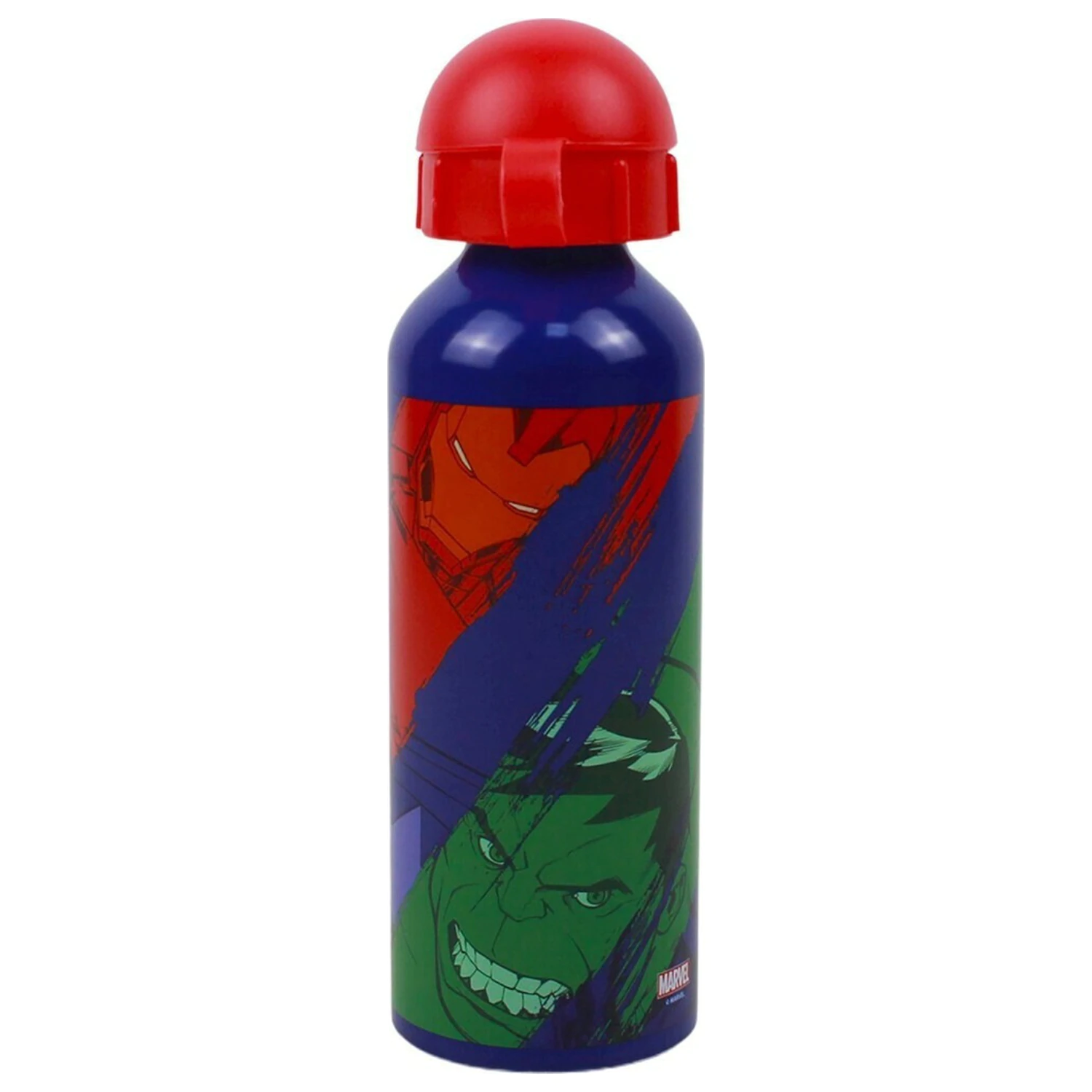 Avengers višebojna aluminijska boca za vodu s čepom za piće 520 ml fotografija proizvoda