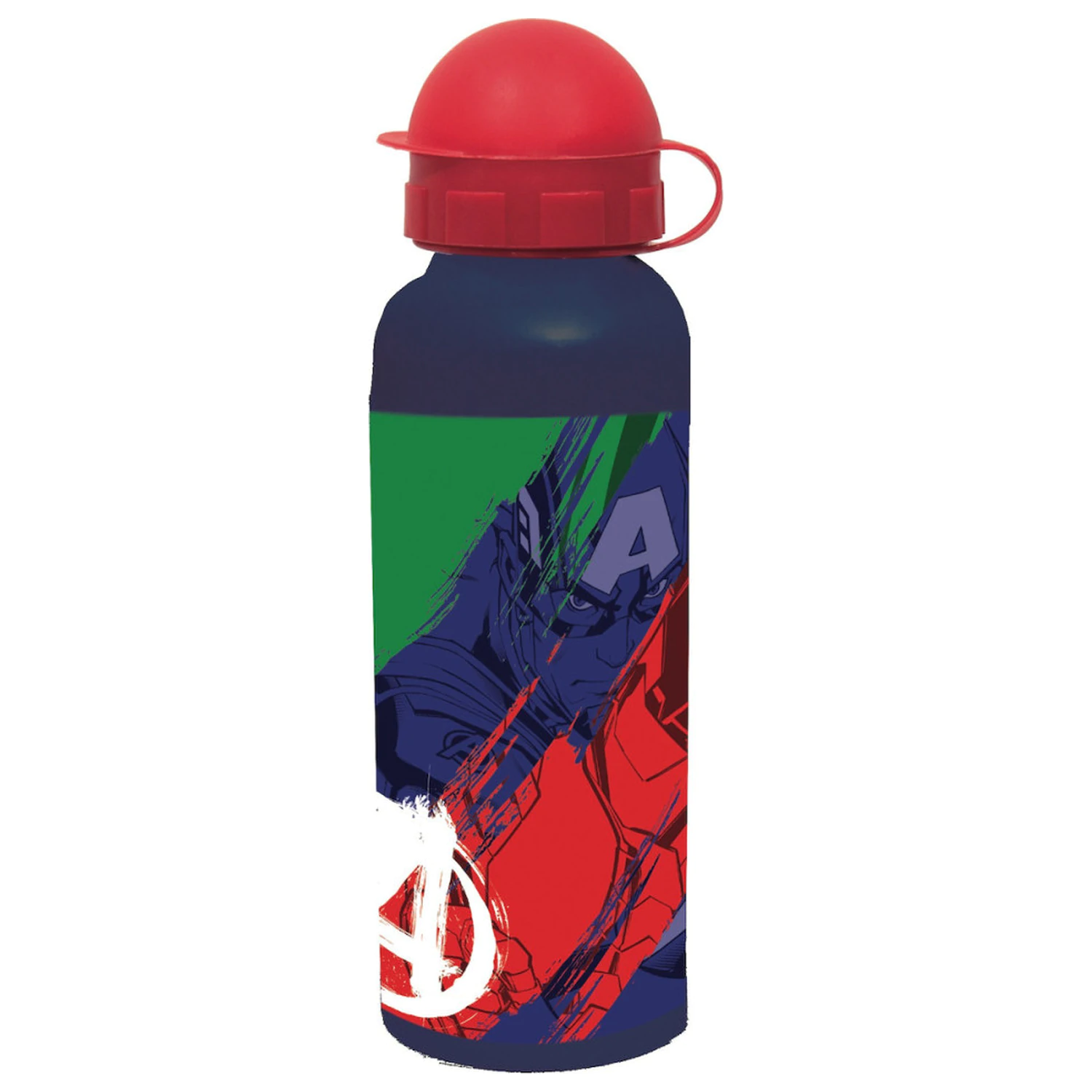 Avengers višebojna aluminijska boca za vodu s čepom za piće 520 ml fotografija proizvoda