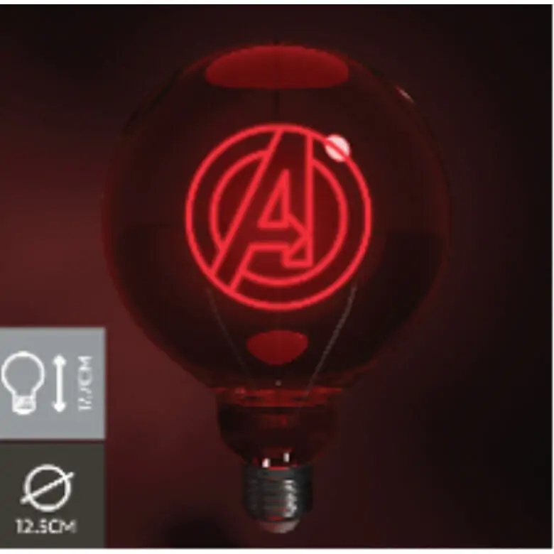 Avengers Neon LED Žarulja Logo fotografija proizvoda