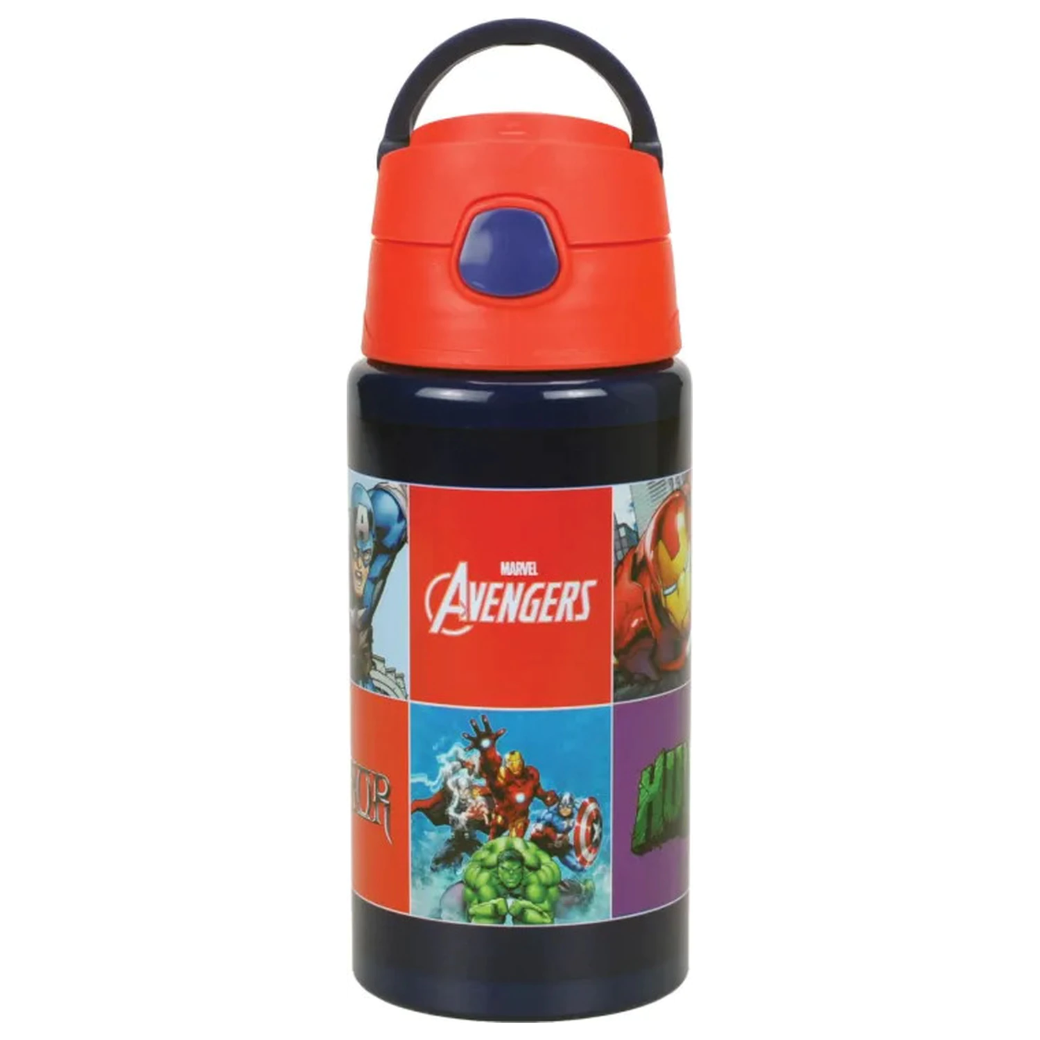Avengers Smash Aluminijska Slamka Boca za vodu s kukom 500 ml fotografija proizvoda
