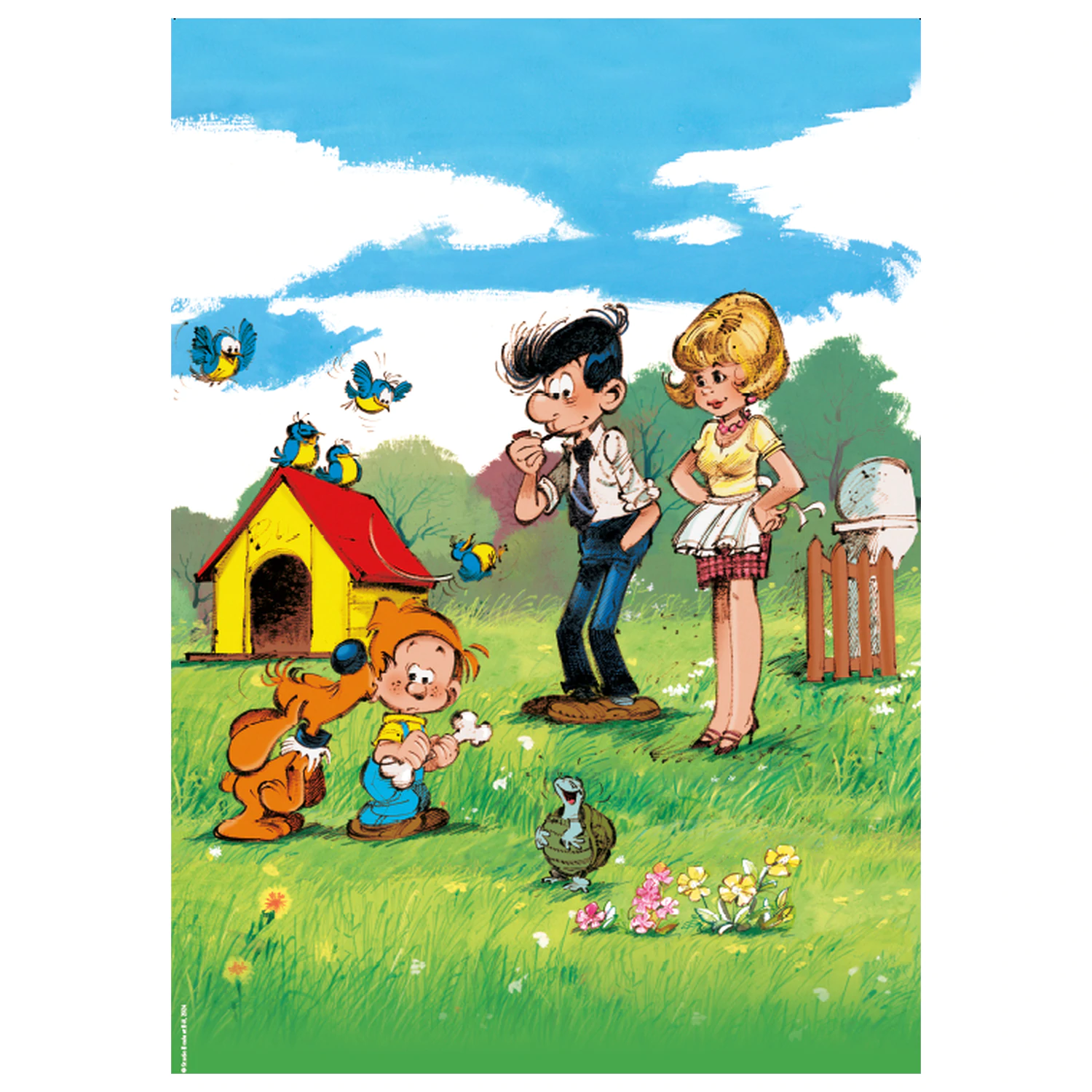 Boule et Bill poster + slagalica 1000 komada fotografija proizvoda