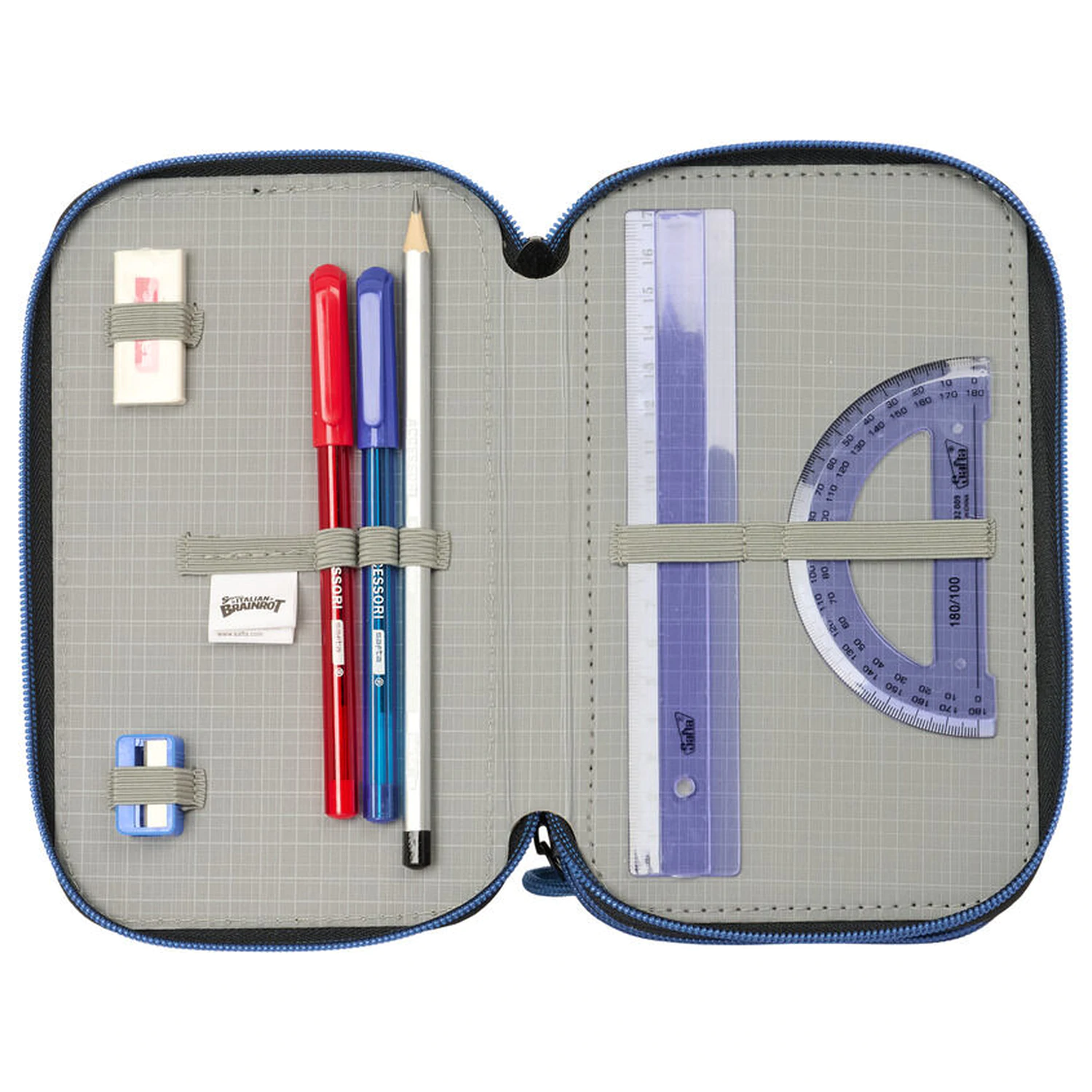 Brainrot trostruka pernica 37 komada fotografija proizvoda