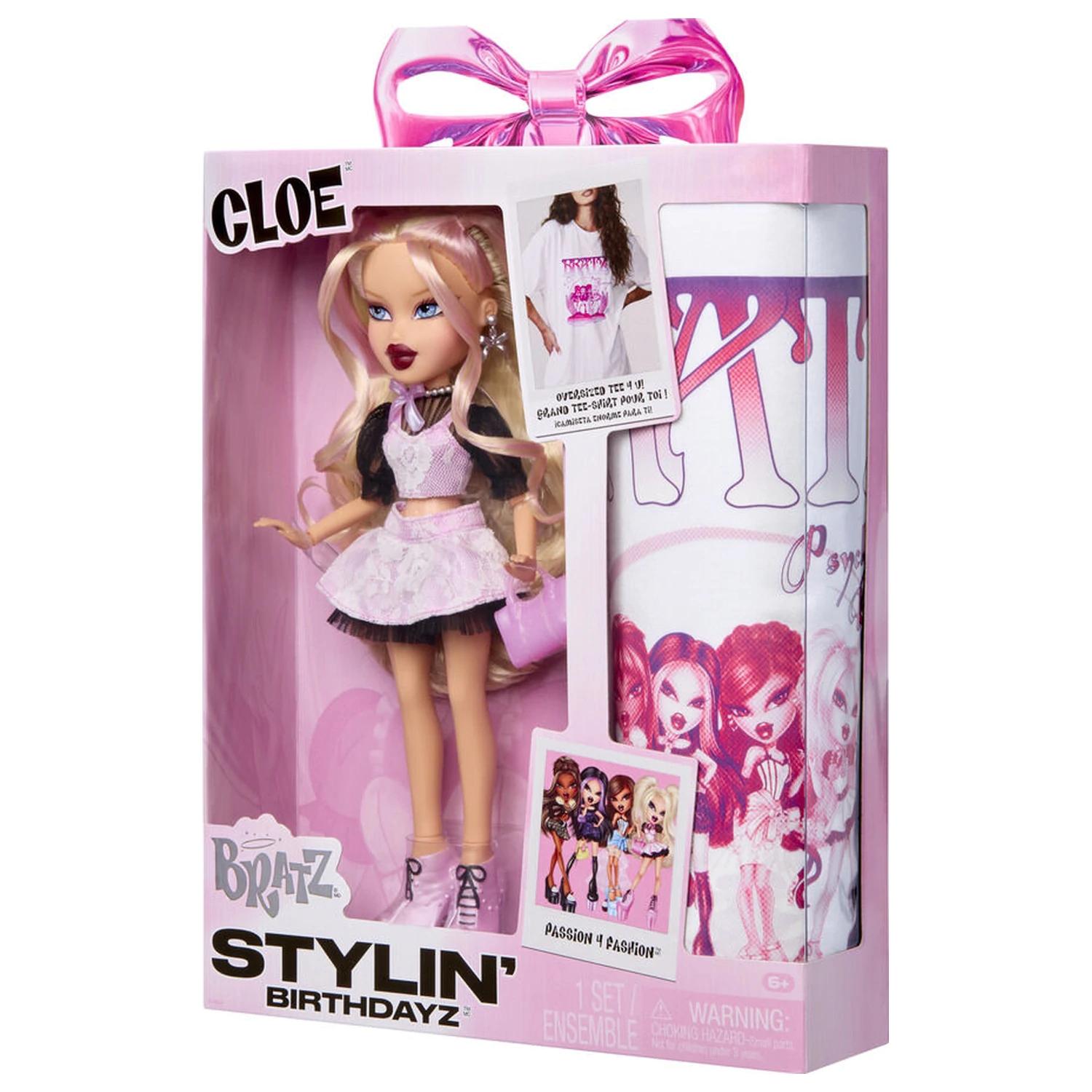 Bratz Stylin Birthday Cloe lutka + majica kratkih rukava fotografija proizvoda