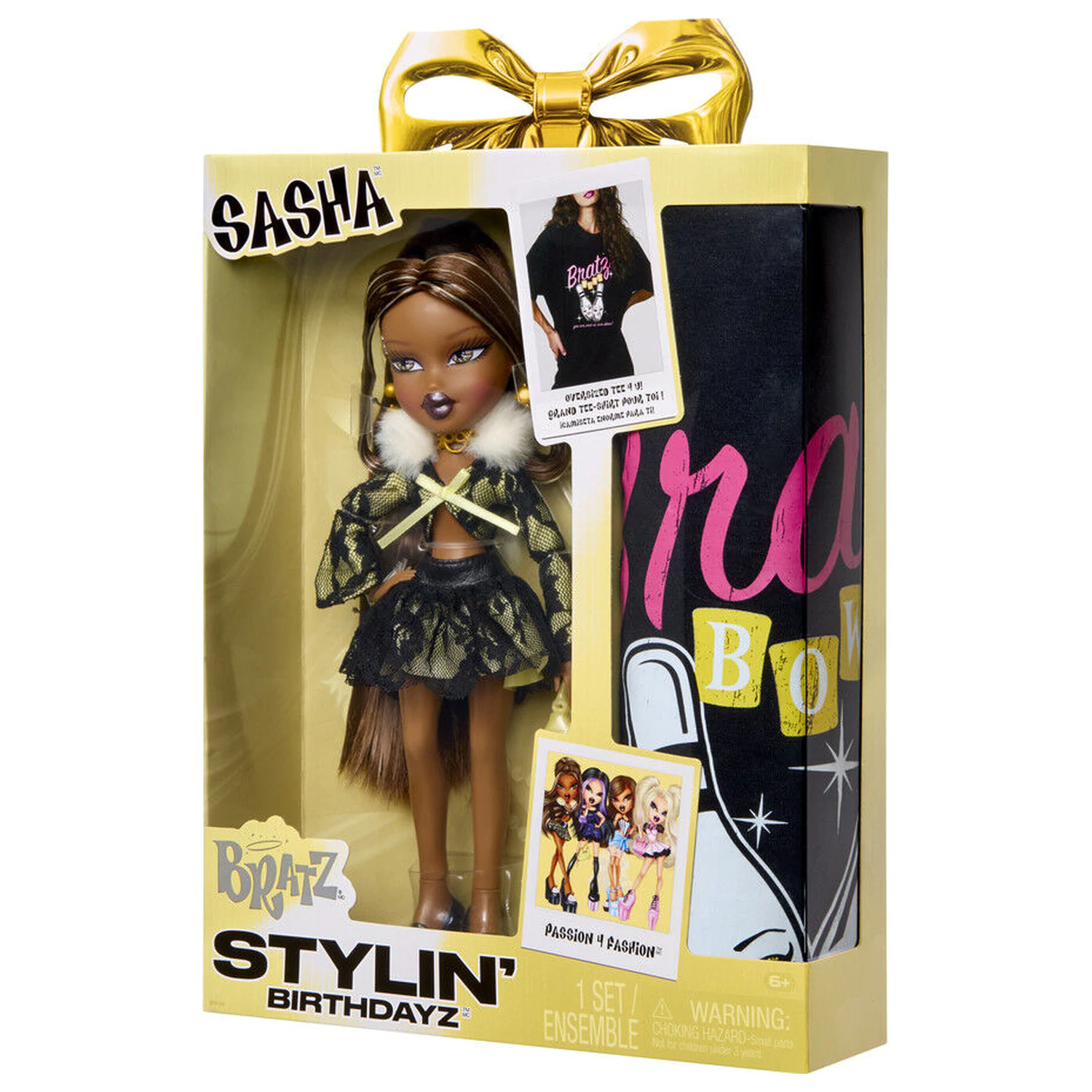 Bratz Stylin Birthday Sasha lutka + majica kratkih rukava fotografija proizvoda