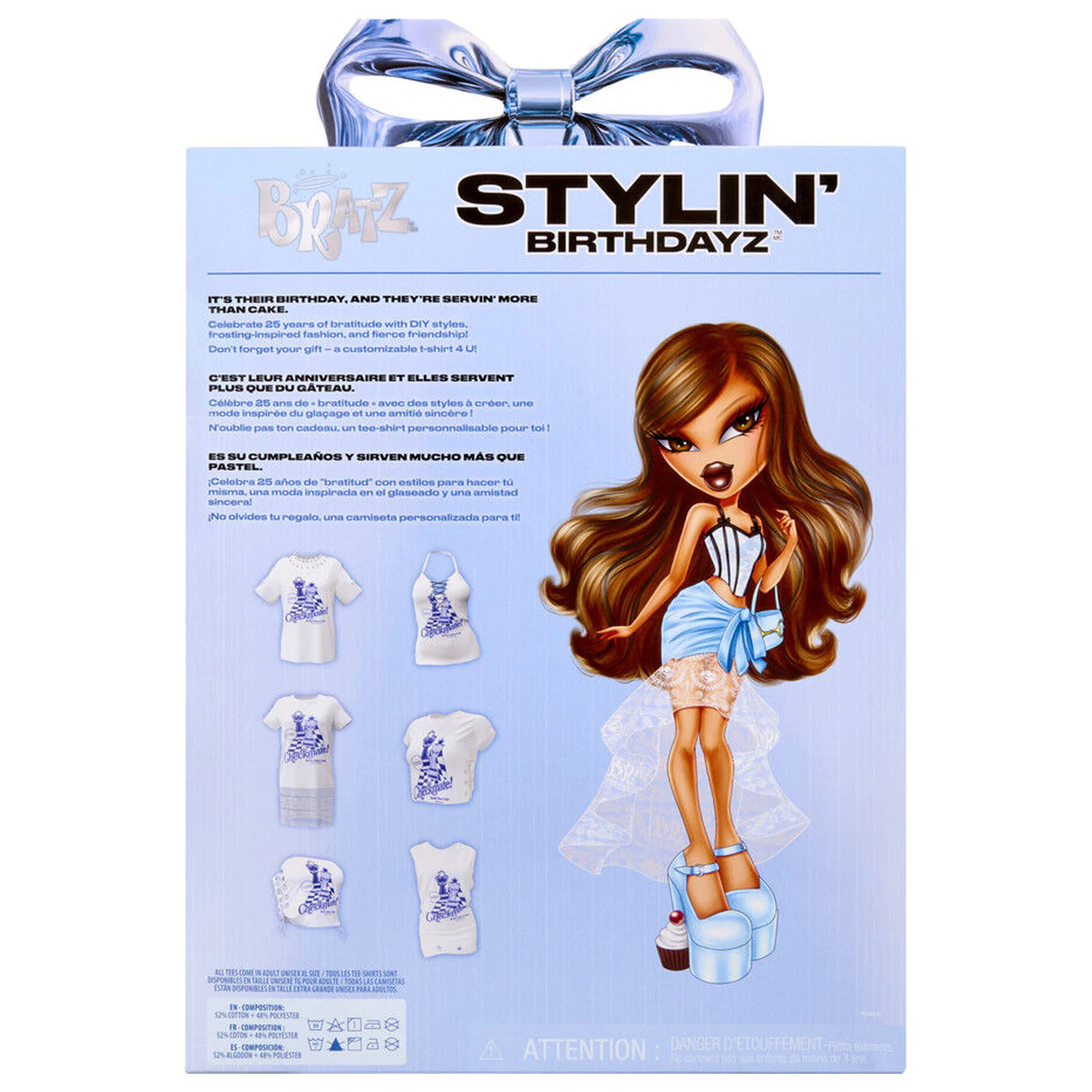 Bratz Stylin Birthday Yasmin lutka + majica fotografija proizvoda