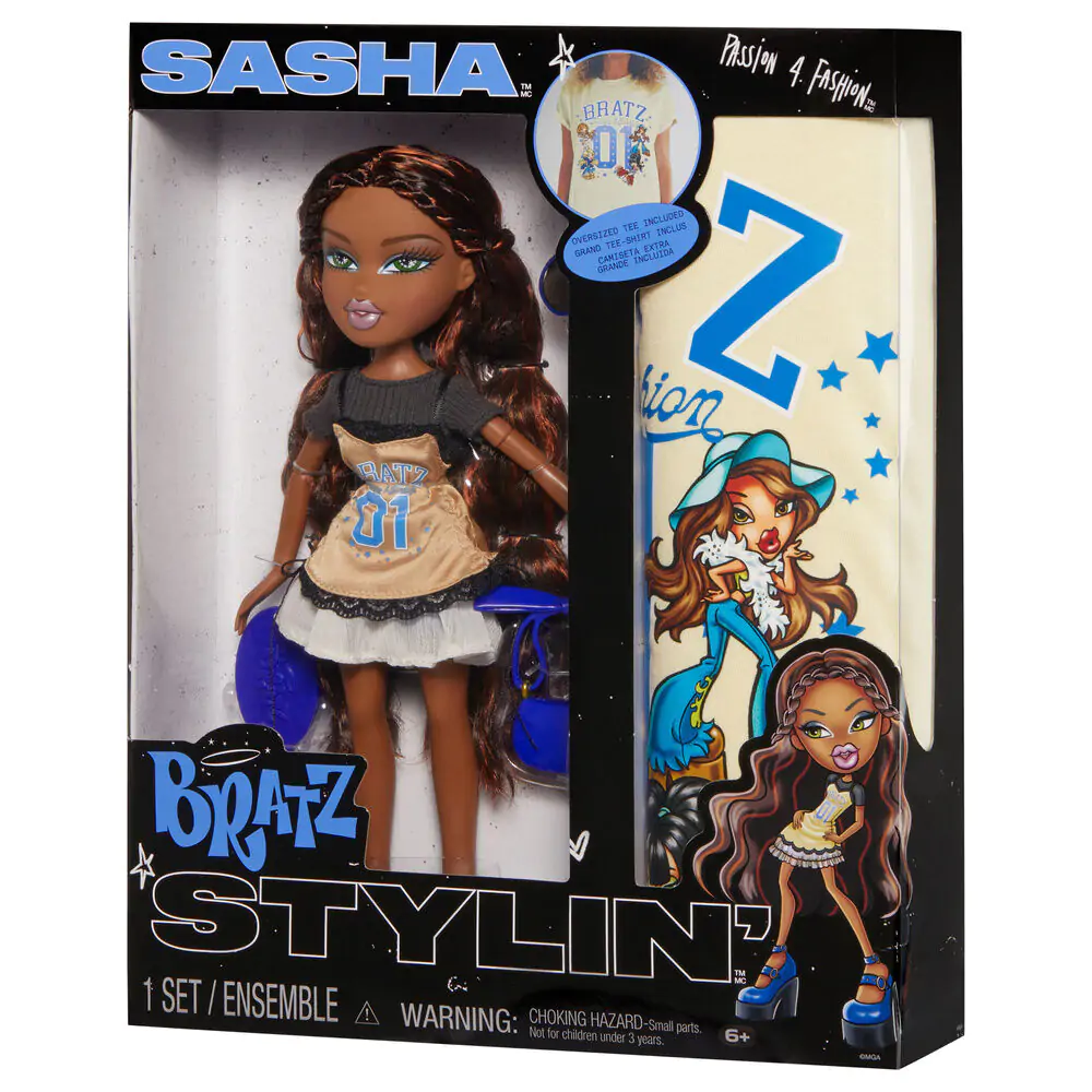 Bratz Stylin Sasha lutka + majica kratkih rukava fotografija proizvoda