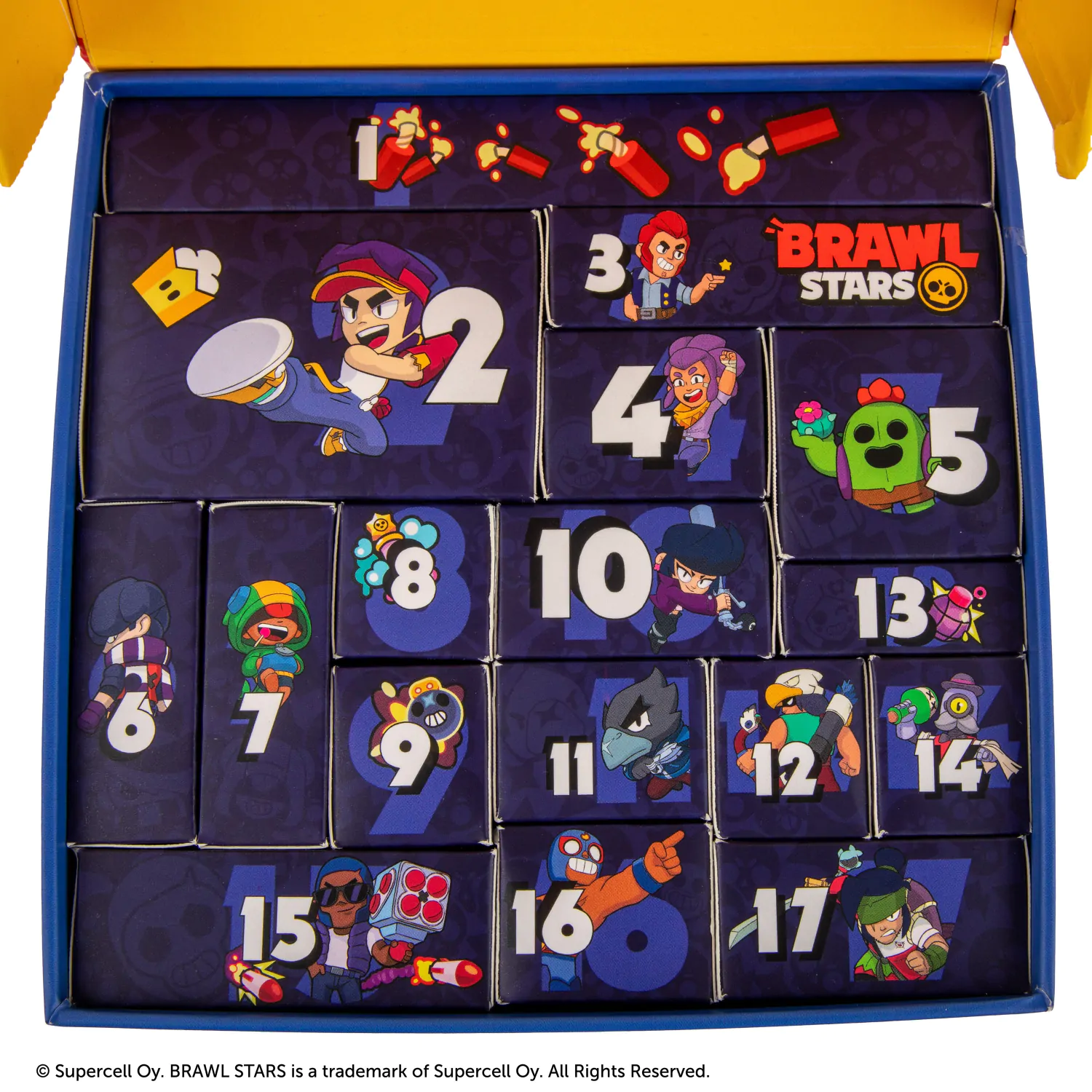 Brawl Stars Mega Box Adventski Kalendar Nova Edicija 2026 fotografija proizvoda