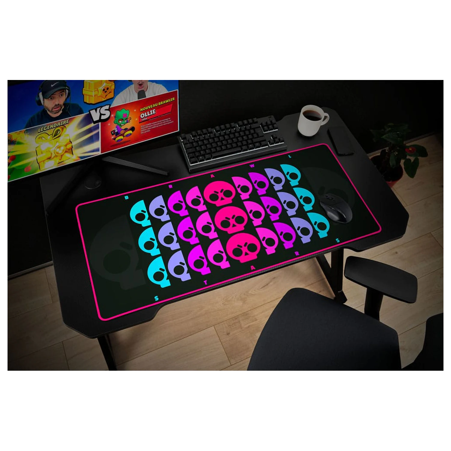 Brawl Stars XXL podloga za stol Lubanja fotografija proizvoda