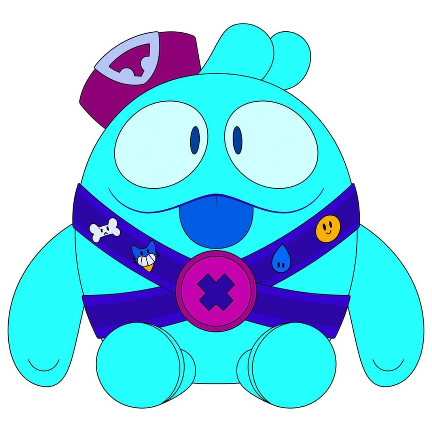 Brawl Stars Plišana figura Squeak 22 cm fotografija proizvoda