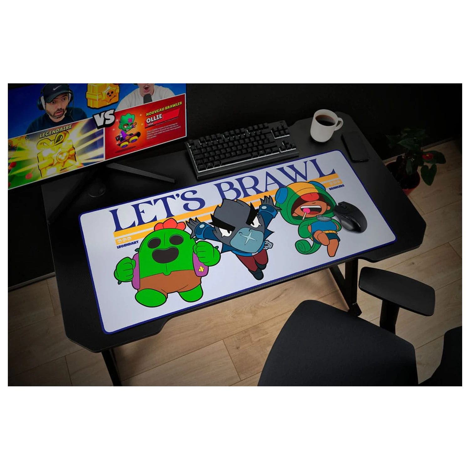 Brawl Stars XXL podloga za stol Let's Brawl fotografija proizvoda