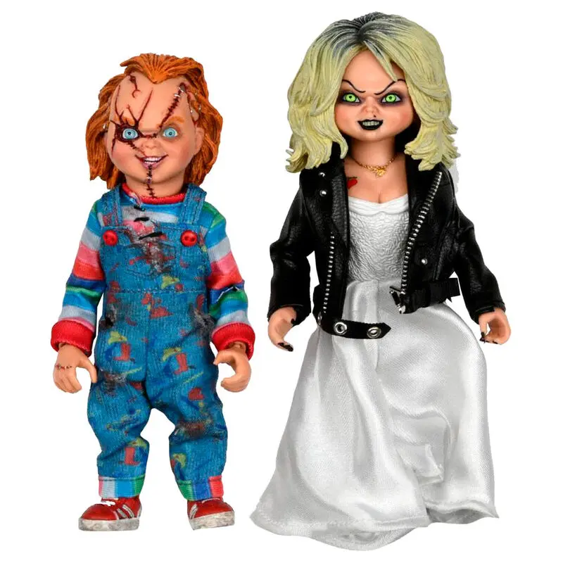 Bride of Chucky Clothed akcijska figura 2-Pack Chucky & Tiffany 14 cm fotografija proizvoda