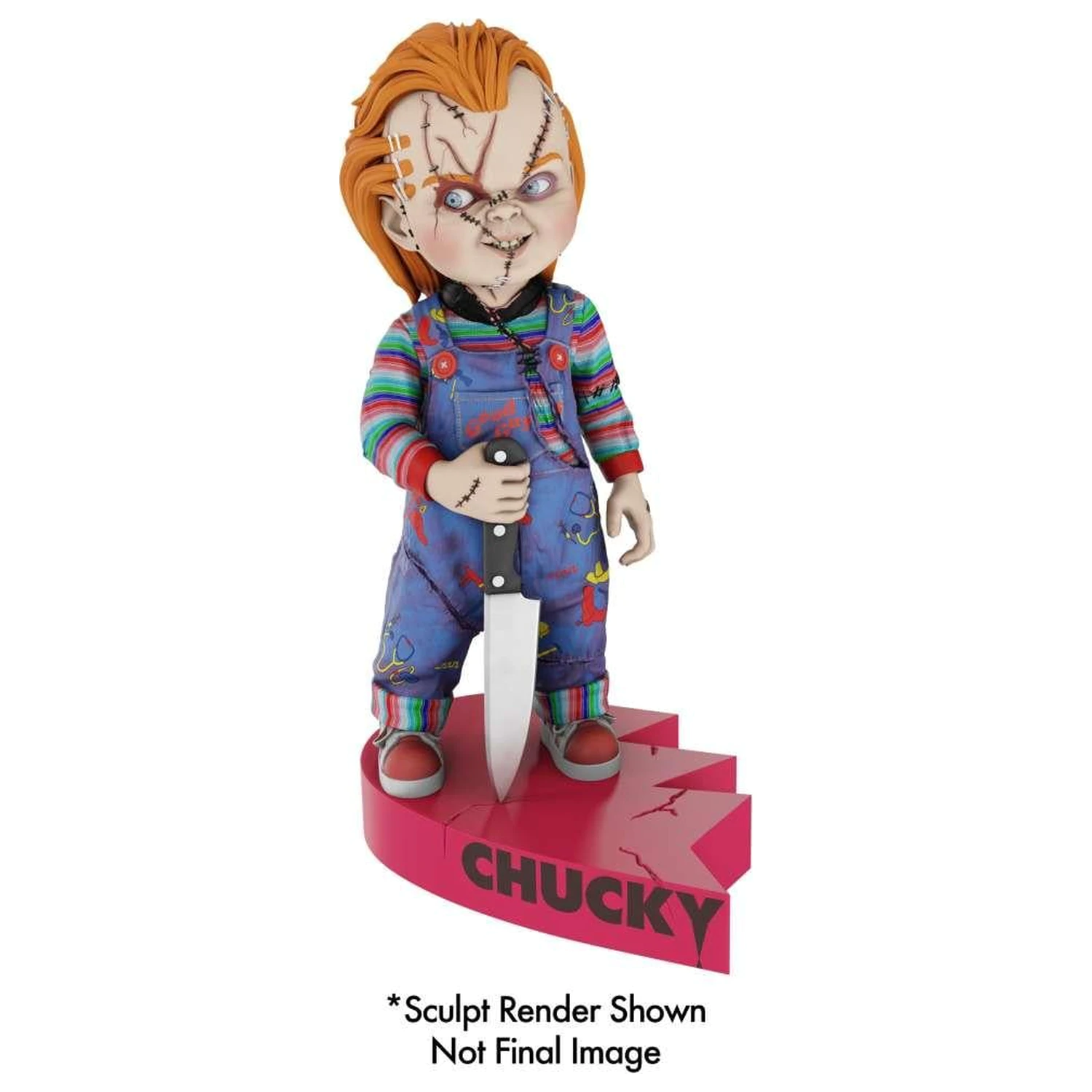 Bride of Chucky Chucky Heart Connect Headknocker 17 cm fotografija proizvoda