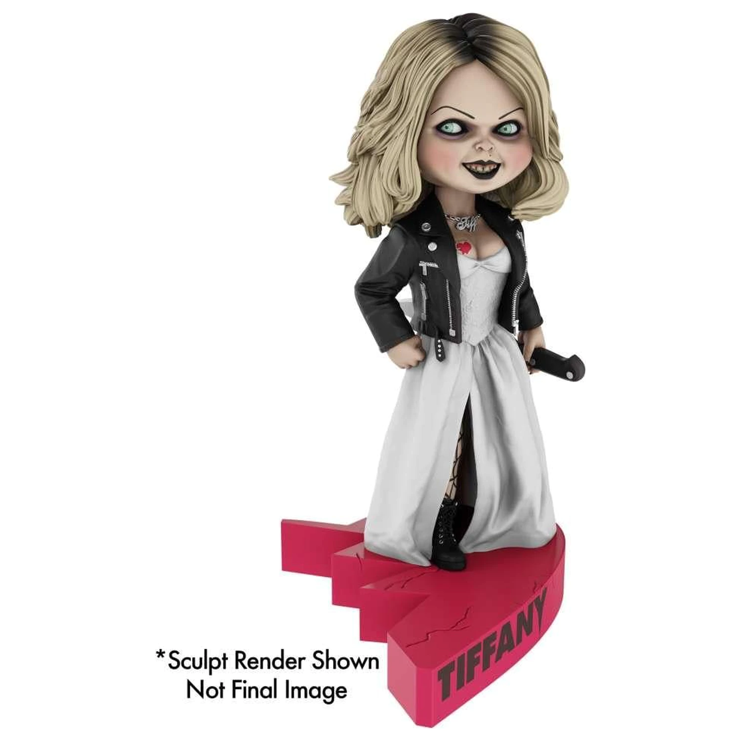 Bride of Chucky Tiffany Heart Connect Headknocker 17 cm fotografija proizvoda