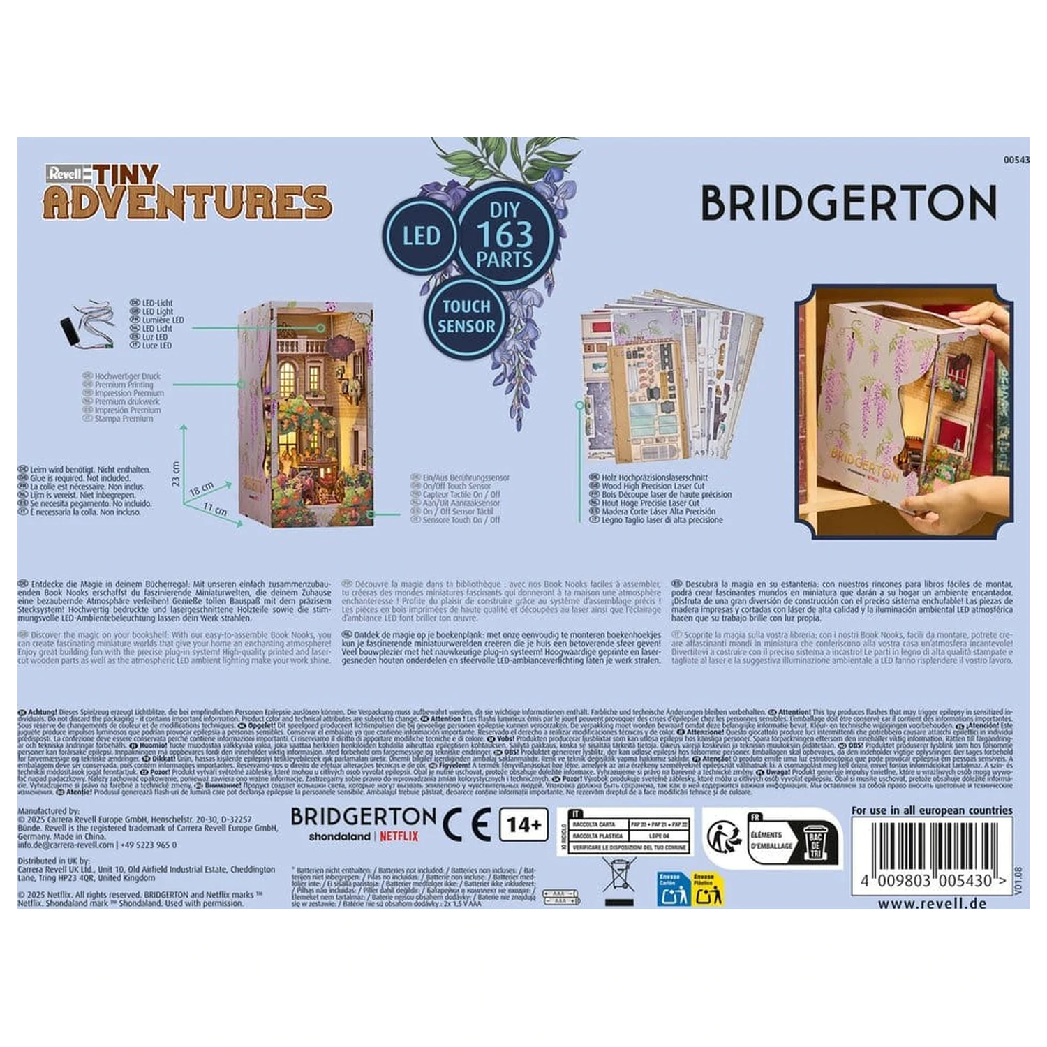 Bridgerton Tiny Adventures Book Nook mini diorama Into the Light 18 cm fotografija proizvoda