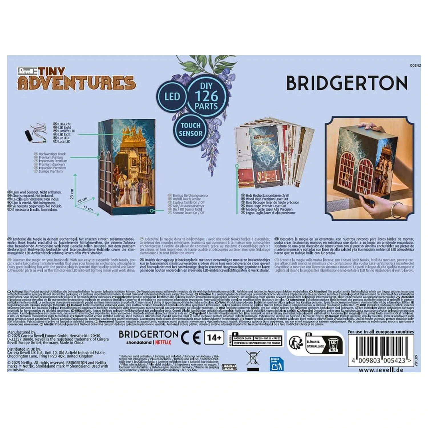 Bridgerton Tiny Adventures Knjižni kutak Mini Diorama The Duke and I 18 cm fotografija proizvoda