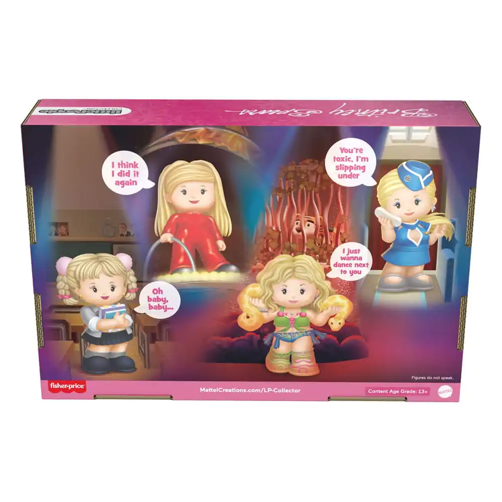 Britney Spears Fisher-Price Little People Collector Mini Figure 4-Pack 7 cm fotografija proizvoda