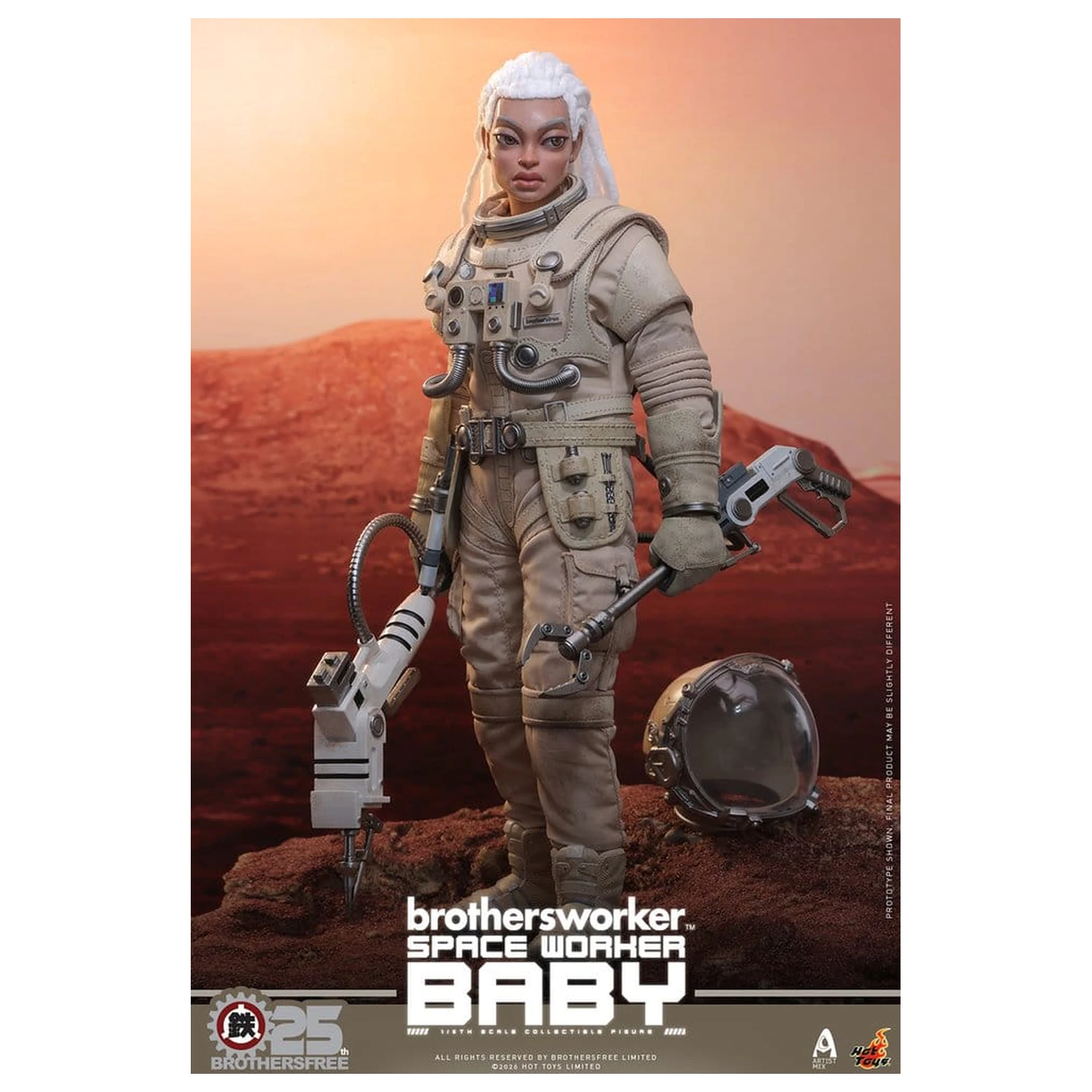 Brothersfree 1/6 figura za akciju Space Worker Baby (Brothersfree 25th Version) 28 cm fotografija proizvoda