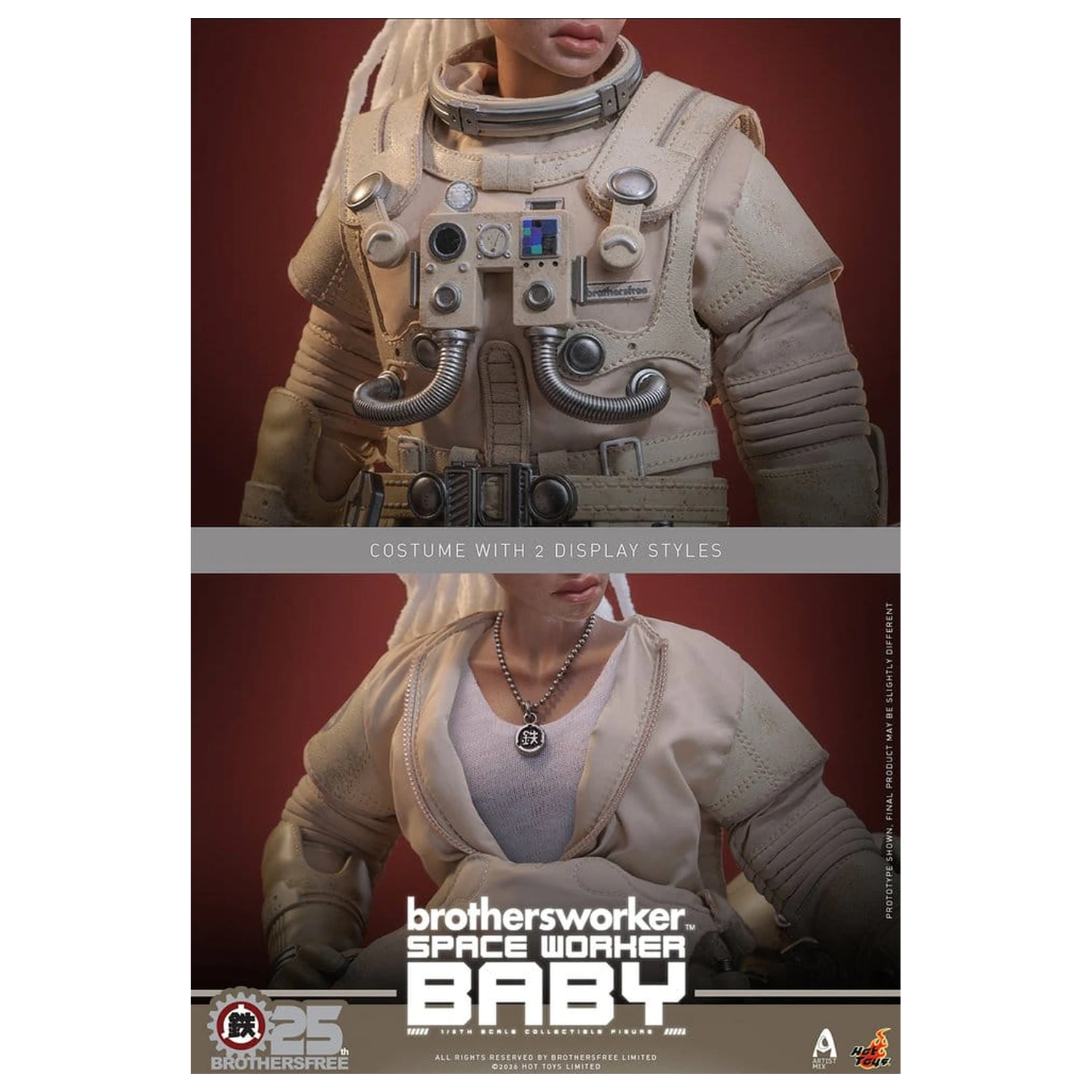 Brothersfree 1/6 figura za akciju Space Worker Baby (Brothersfree 25th Version) 28 cm fotografija proizvoda