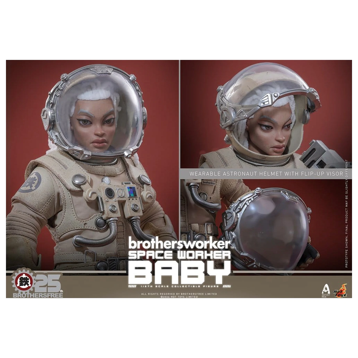 Brothersfree 1/6 figura za akciju Space Worker Baby (Brothersfree 25th Version) 28 cm fotografija proizvoda
