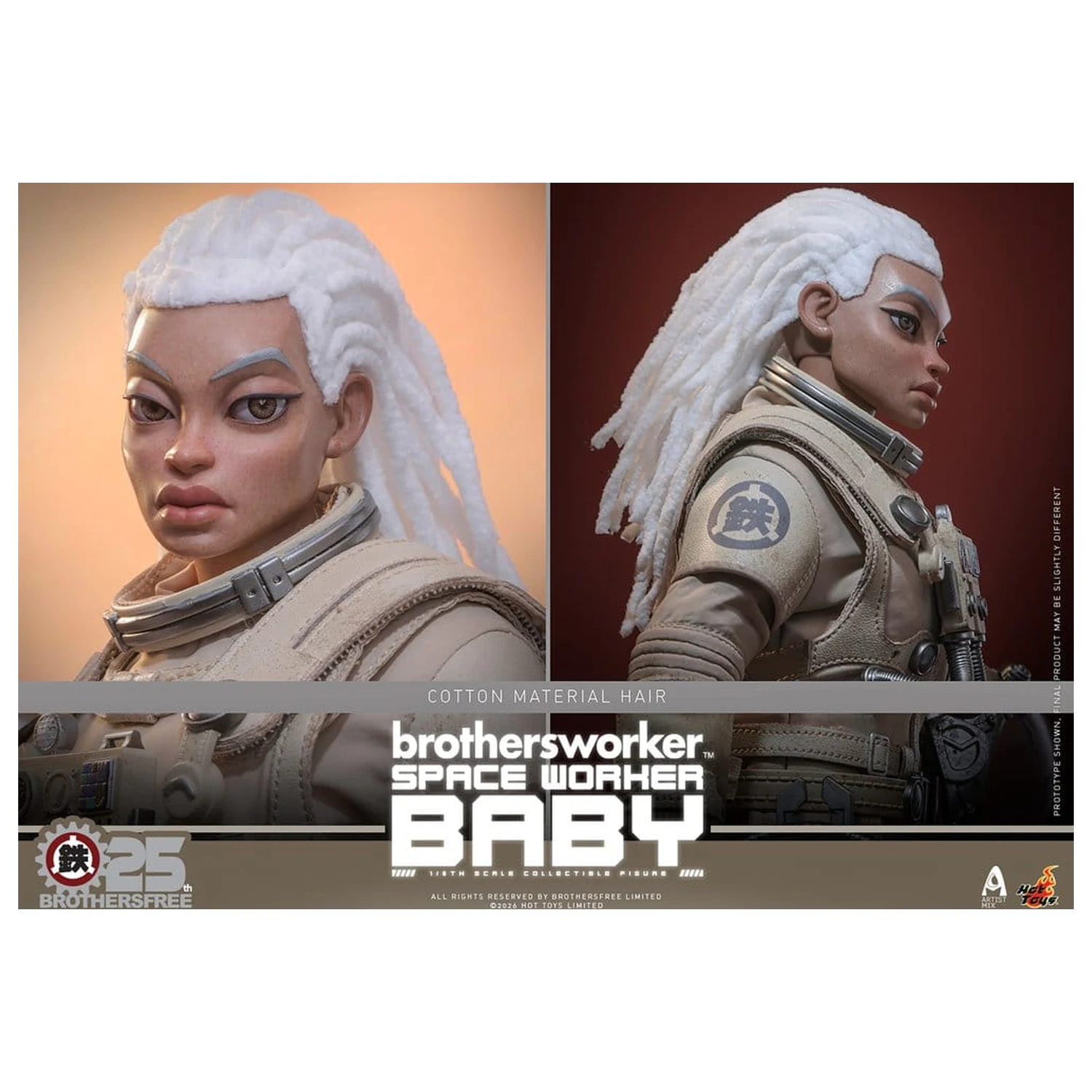 Brothersfree 1/6 figura za akciju Space Worker Baby (Brothersfree 25th Version) 28 cm fotografija proizvoda