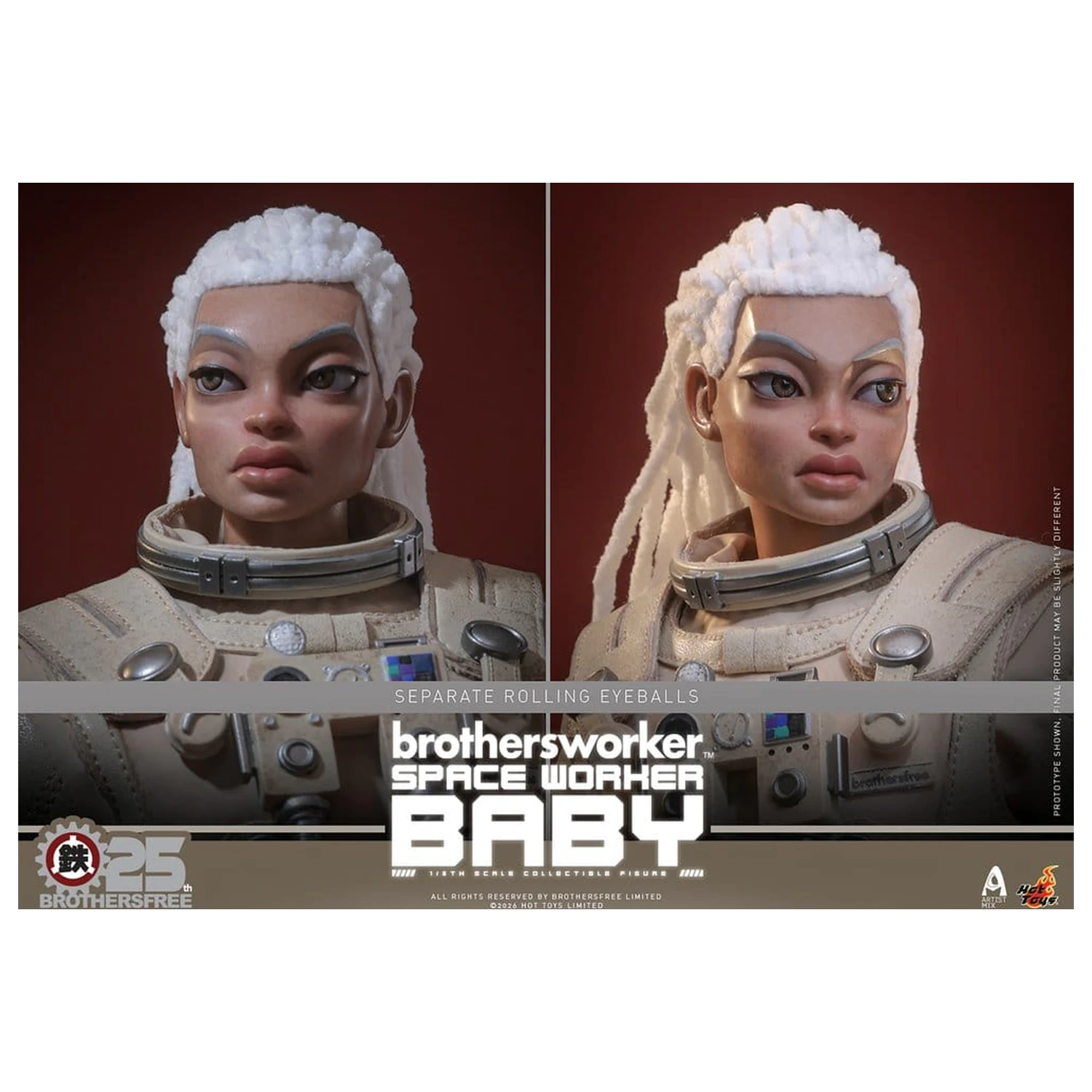 Brothersfree 1/6 figura za akciju Space Worker Baby (Brothersfree 25th Version) 28 cm fotografija proizvoda