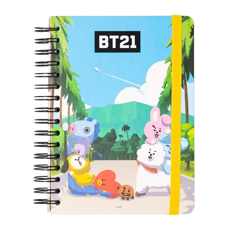 BT21 A5 bilježnica fotografija proizvoda