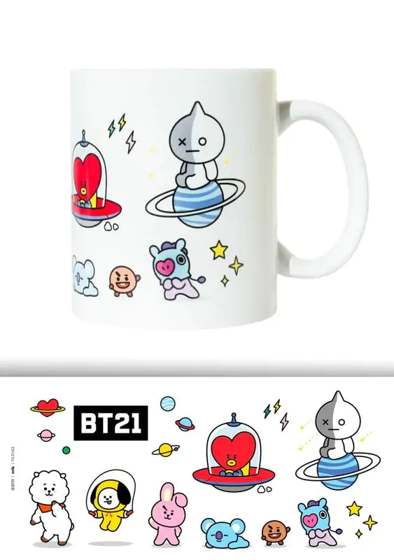 BT21 Characters šalica 330 ml fotografija proizvoda