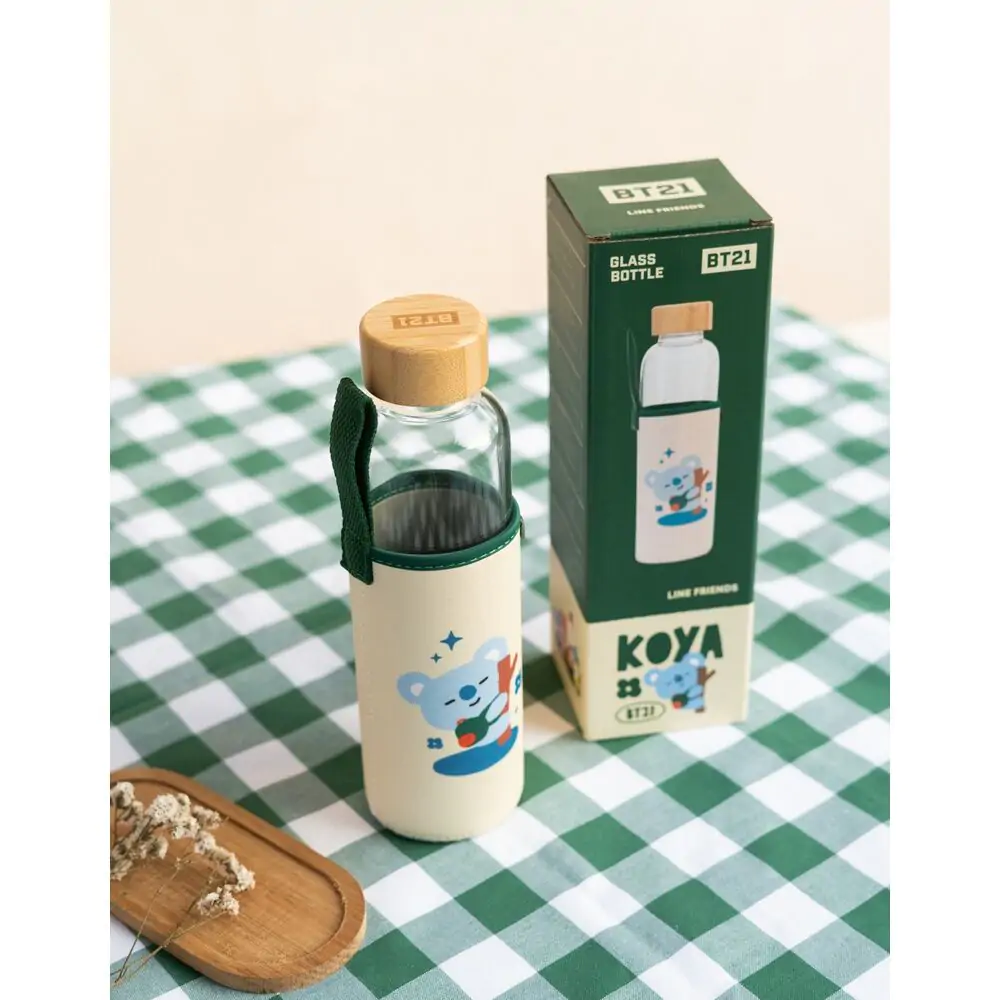 BT21 Koya staklena boca 500 ml fotografija proizvoda