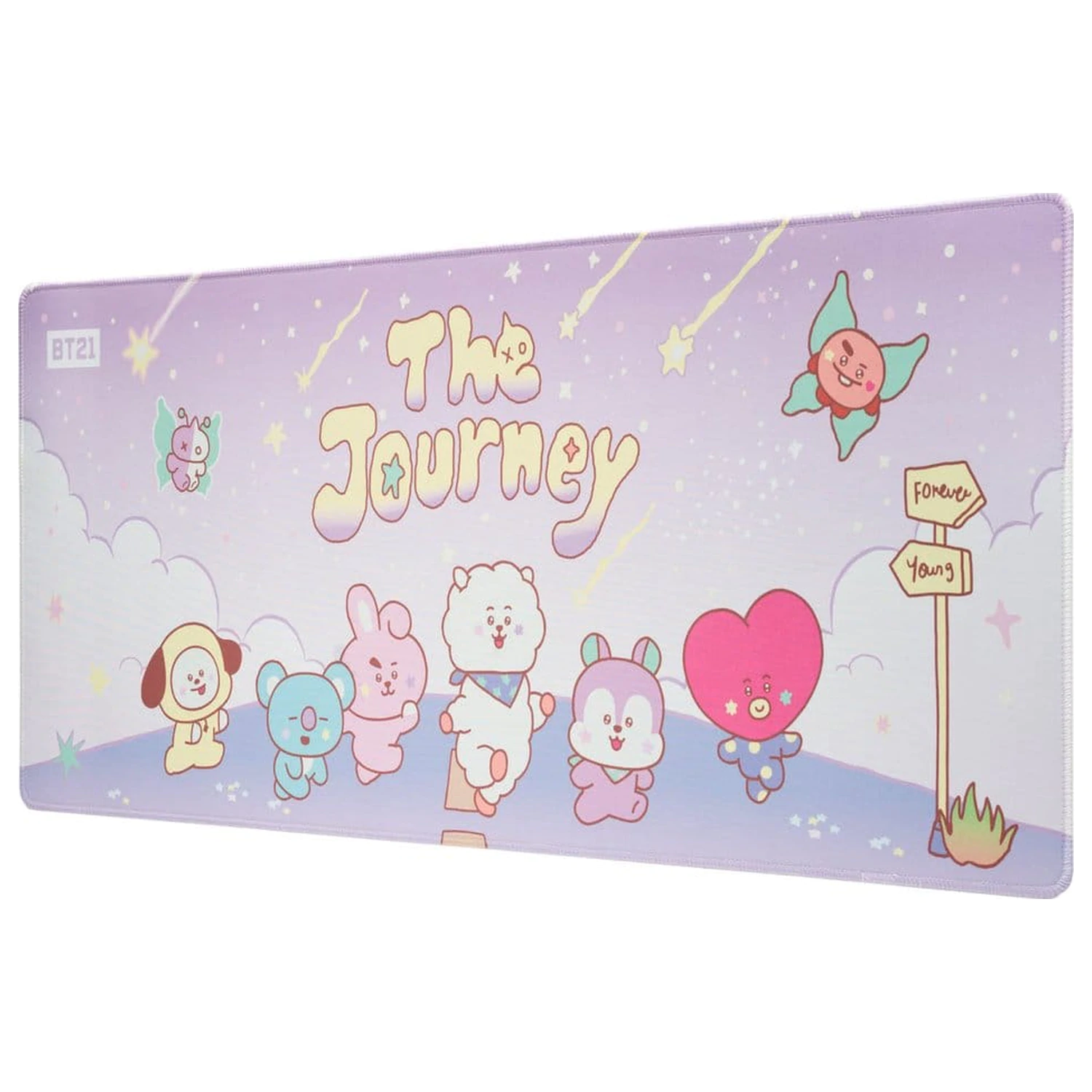 BT21 XL podloga za miš The Journey 80 x 35 cm fotografija proizvoda