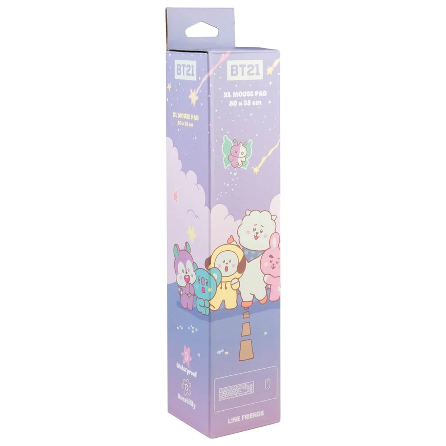 BT21 XL podloga za miš The Journey 80 x 35 cm fotografija proizvoda