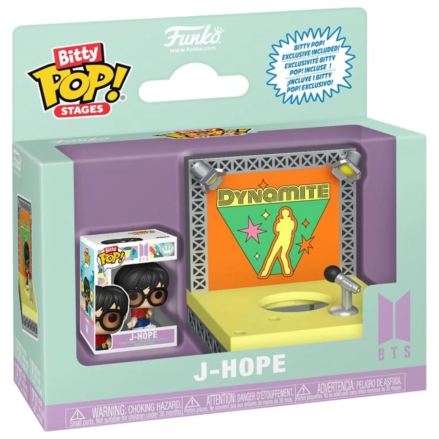 BTS Bitty Funko POP! Stages Vinyl figura J-Hope (Dynamite) 2,5 cm fotografija proizvoda