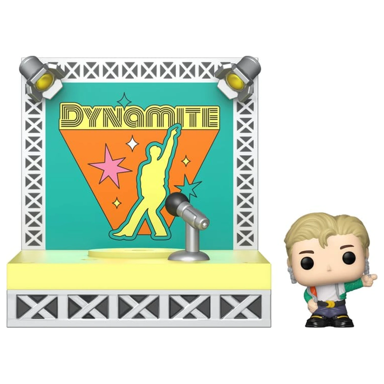 BTS Bitty Funko POP! Stages Vinilna figura Jimin (Dynamite) 2,5 cm fotografija proizvoda