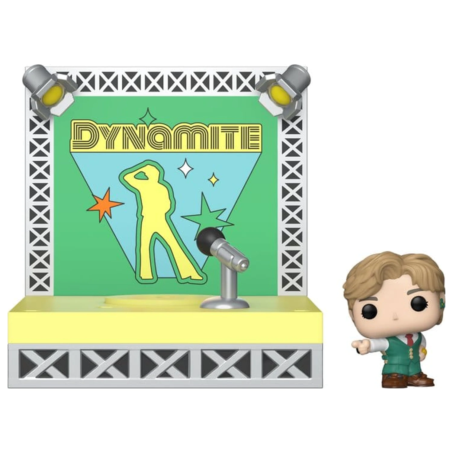 BTS Bitty Funko POP! Stages Vinilna Figura V (Dynamite) 2,5 cm fotografija proizvoda