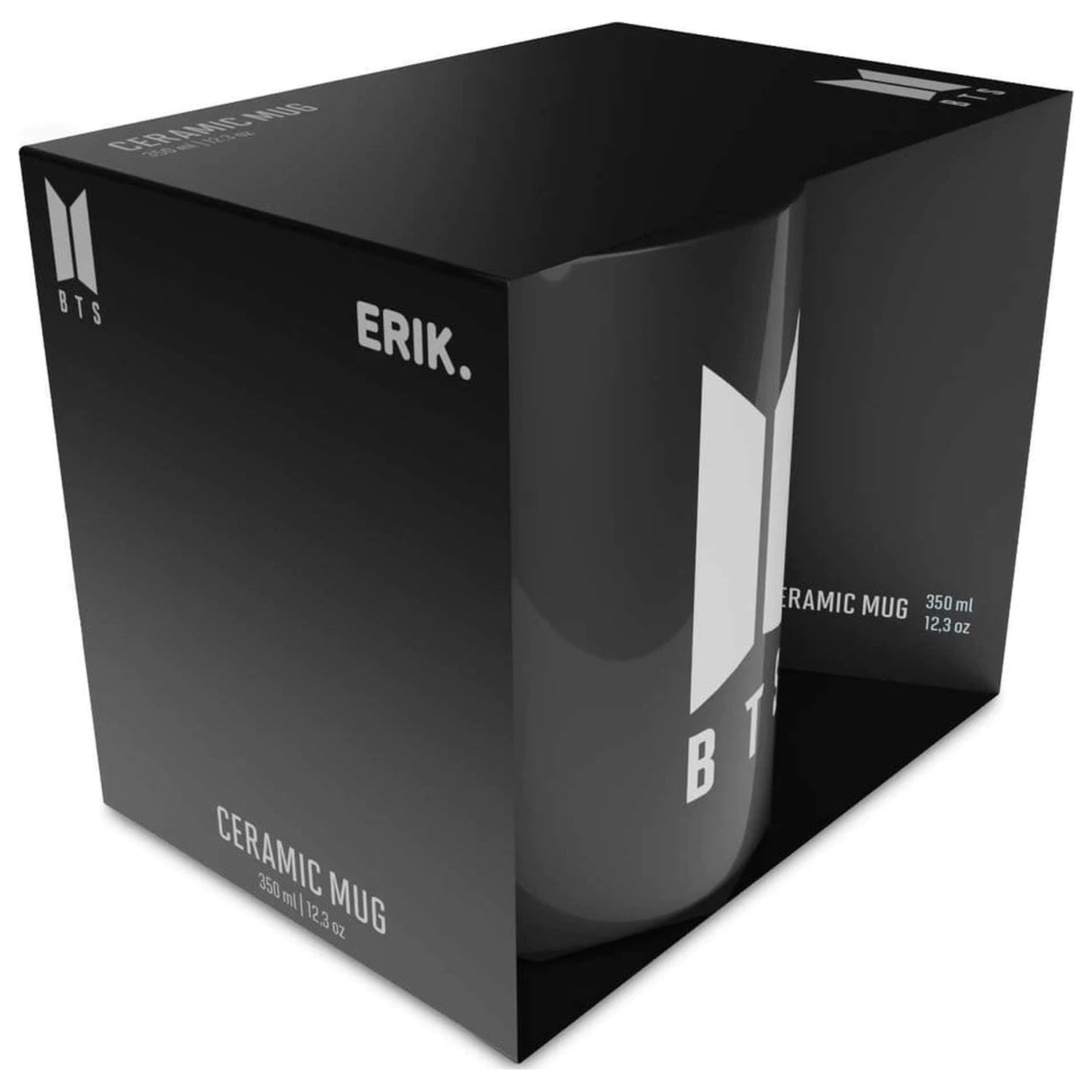 BTS Logo bijela šalica 350 ml fotografija proizvoda